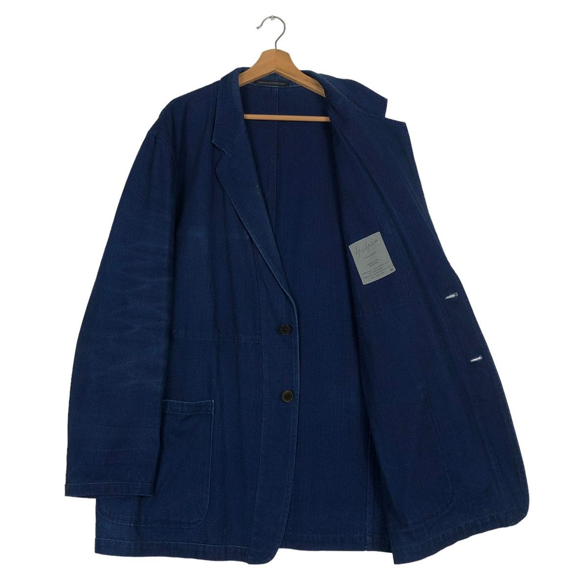 Yohji Yamamoto AUTUMN WINTER 1996 YOHJI YAMAMOTO POUR HOMME DENIM OVERSIZE Size US M / EU 48-50 / 2 - 11 Thumbnail