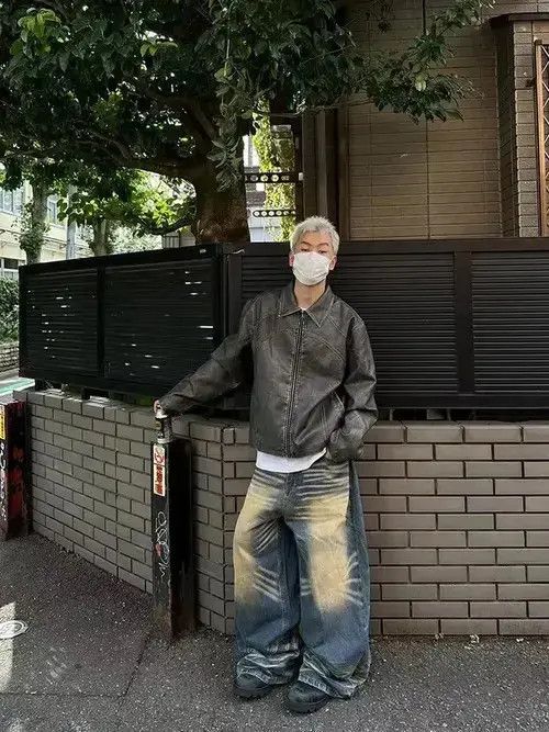 Japanese Brand × Jean Vintage Old Washed Earthy Wide-leg Jeans Size US 32 / EU 48 - 3 Thumbnail