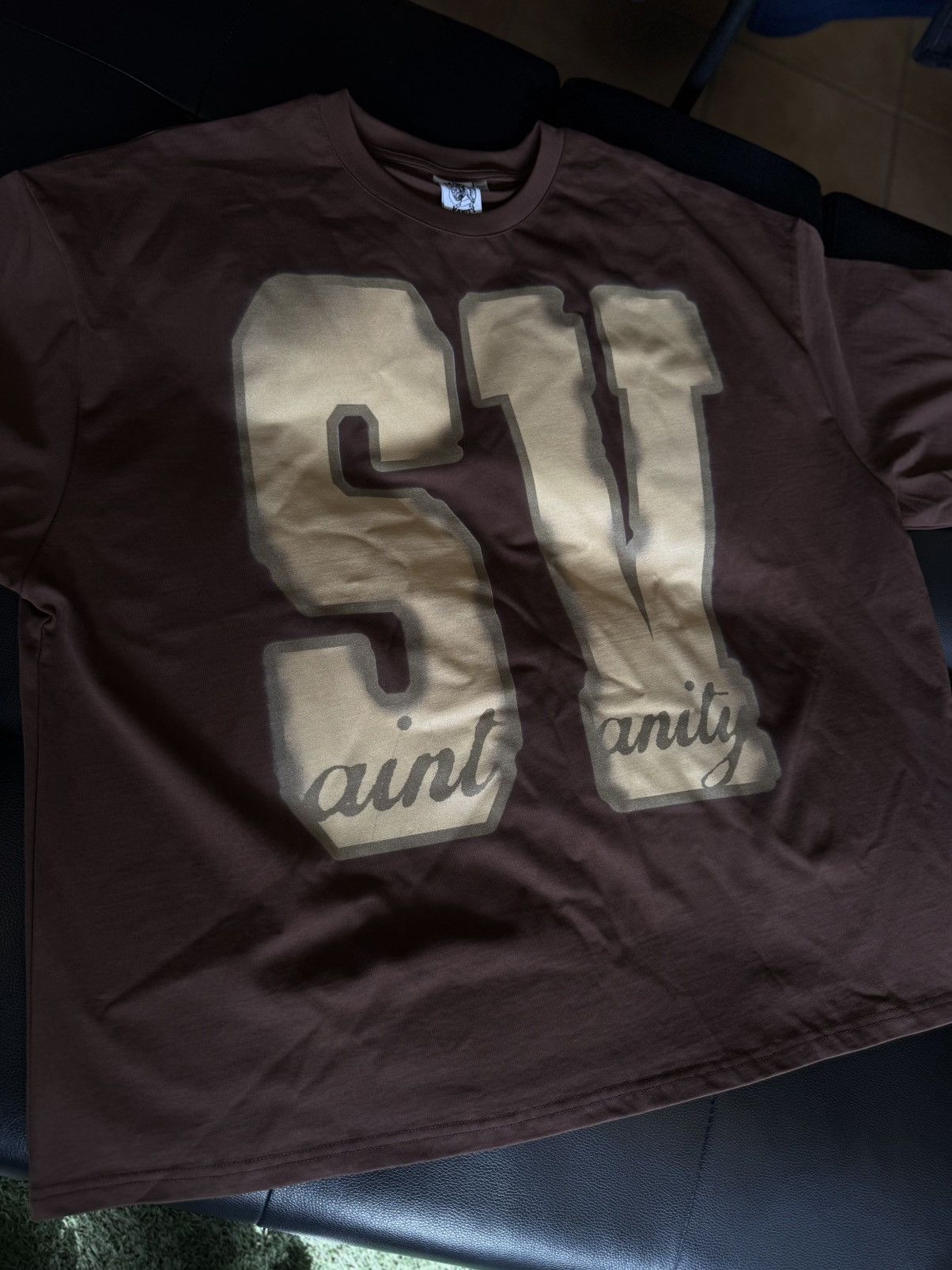 Saint Vanity Saint Vanity UNRELEASED Tee Shirt Logo Brown Size XXL (NEW) Size US XXL / EU 58 / 5 - 2 Thumbnail