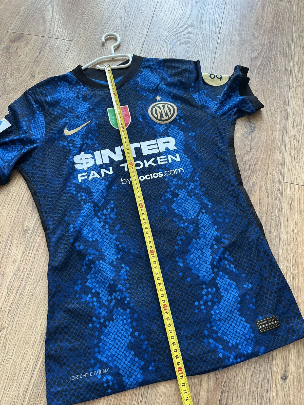 Nike Inter Milan #10 Lautaro Martinez 2021/2022 home match jersey Size US M / EU 48-50 / 2 - 19 Thumbnail