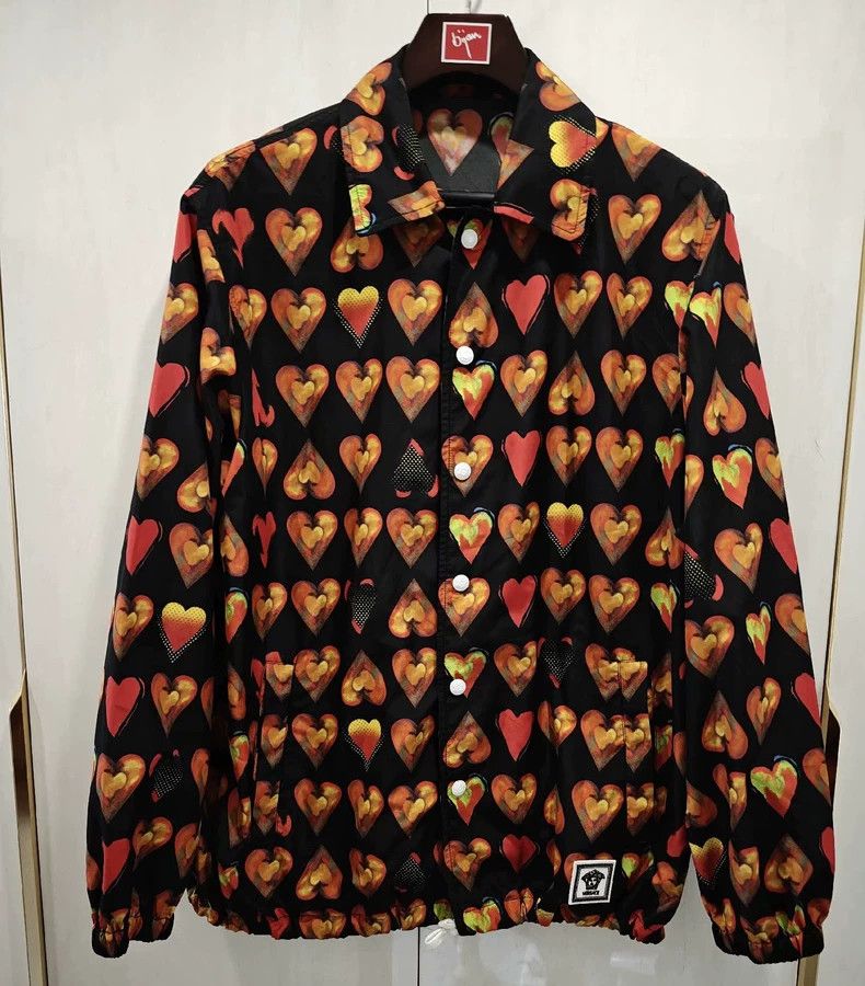 Versace Versace Heart print coat Size US M / EU 48-50 / 2 - 1 Thumbnail