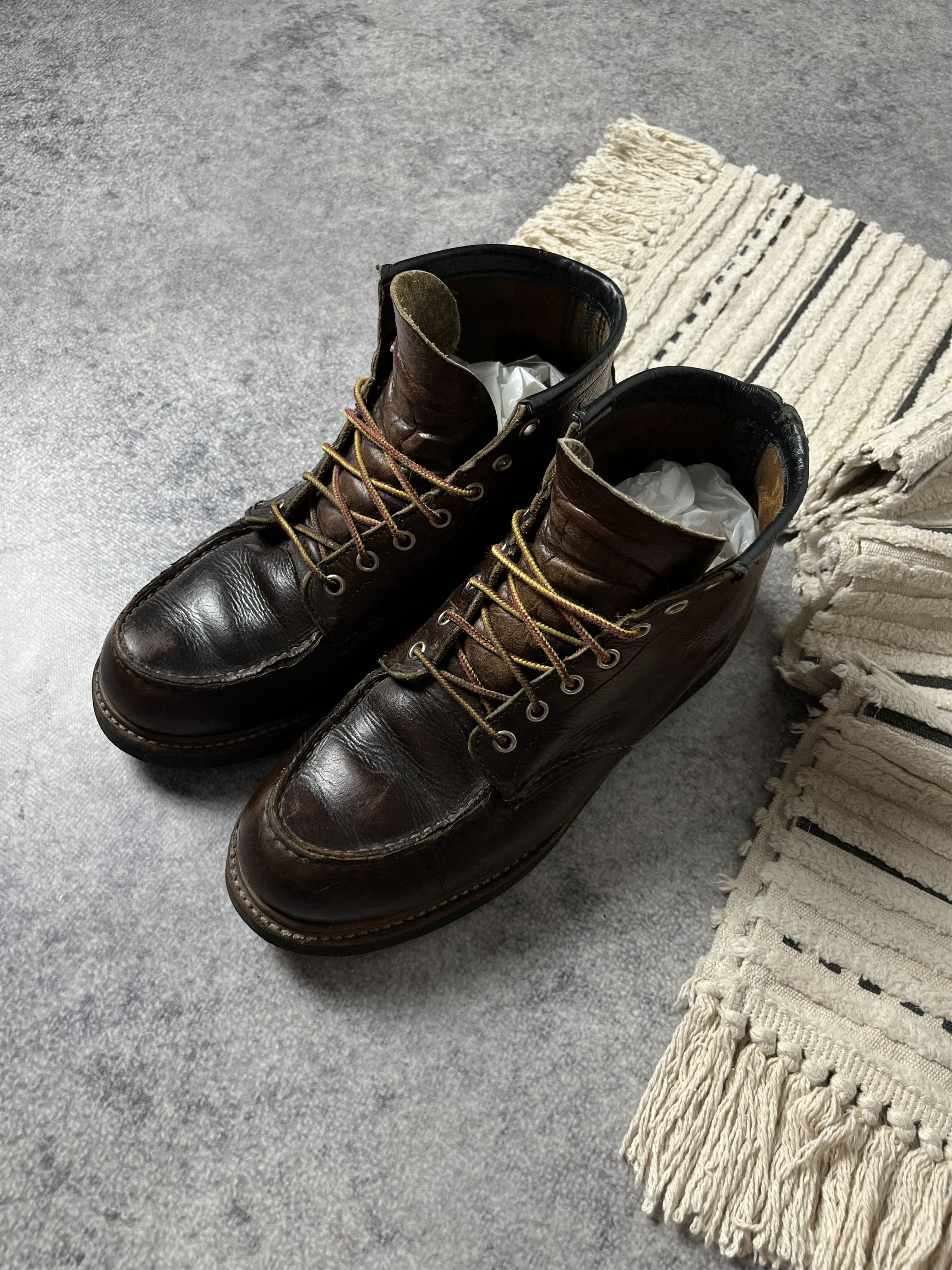 Red Wing 🔥Red Wing Heritage Roughneck USA 8146 Moc Toe Vintage Boots Size US 8 / EU 41 - 7 Thumbnail