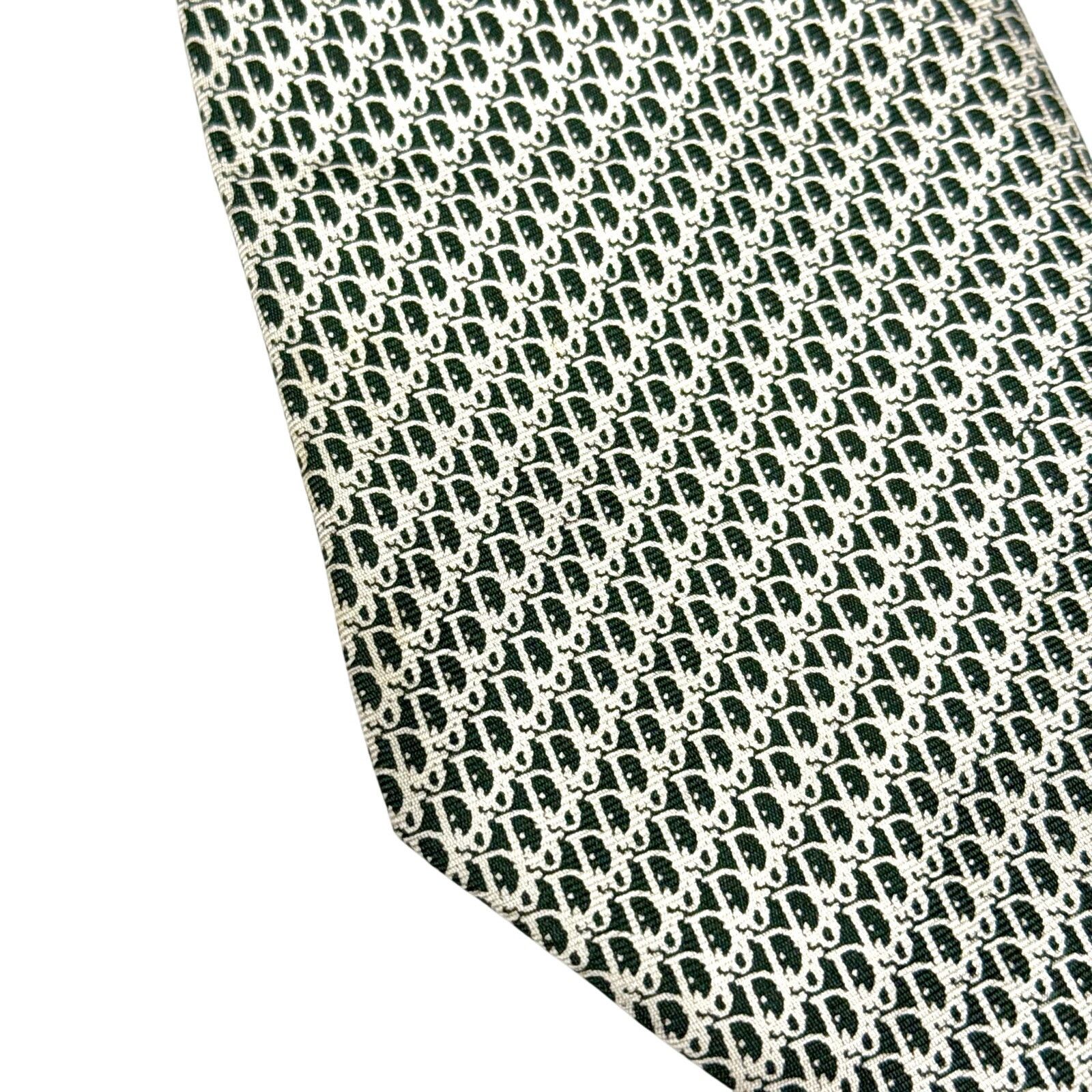 Christian Dior Monsieur Christian Dior Oblique Pattern Tie Size ONE SIZE - 10 Thumbnail