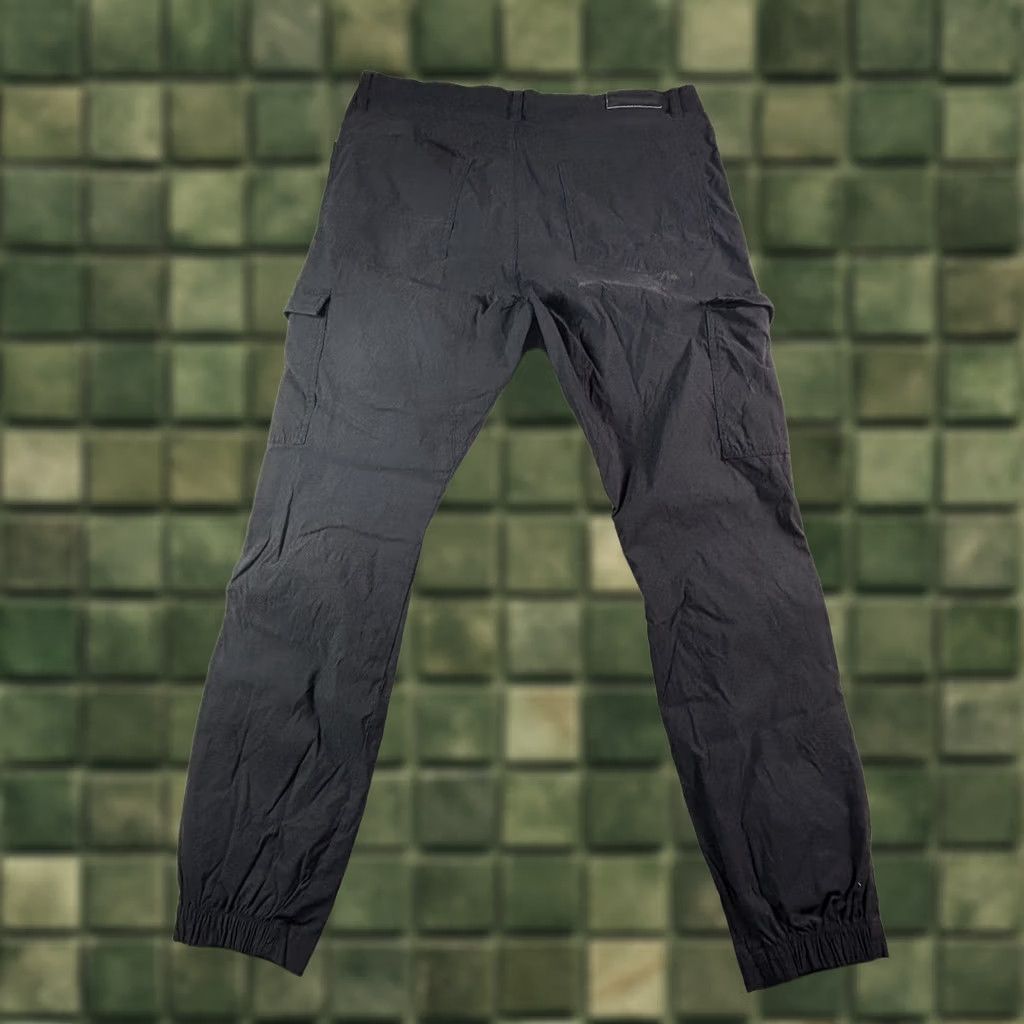 Denime Denim Cargo Pants Black Nylon Blend Gorpcore Pants Men 38x32 Tapered Casual Travel Workwear Size US 38 / EU 54 - 1 Thumbnail