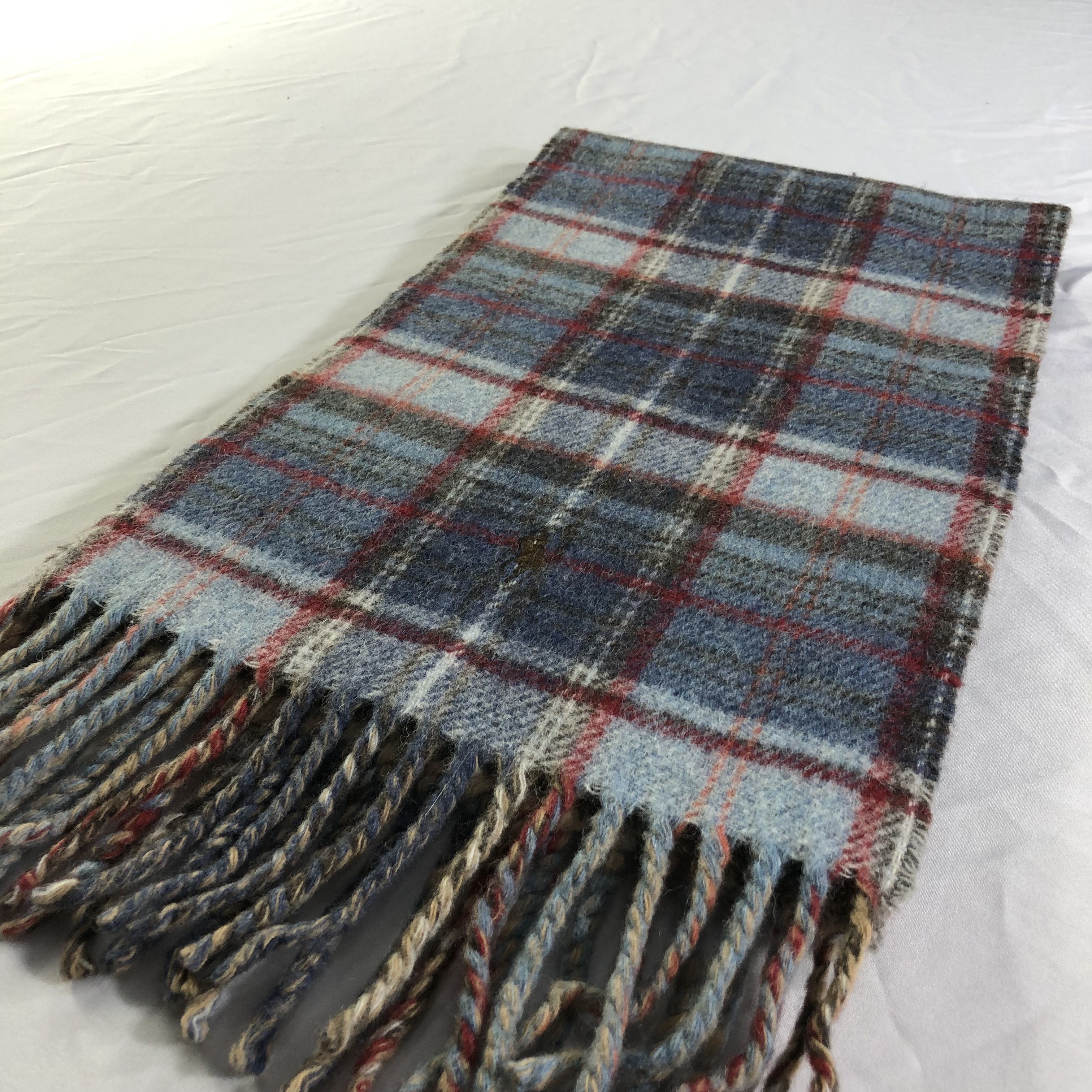 Polo Ralph Lauren Polo Ralph Lauren Tartan Wool Scarf Muffler Neckwear V2306 Size ONE SIZE - 3 Thumbnail
