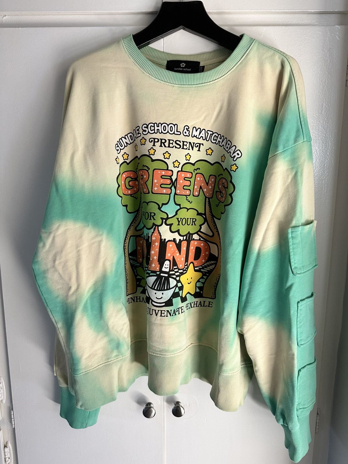 Sundae School Sundae School x MatchaBar RARE Collaboration Sweatshirt Size US L / EU 52-54 / 3 - 1 Thumbnail
