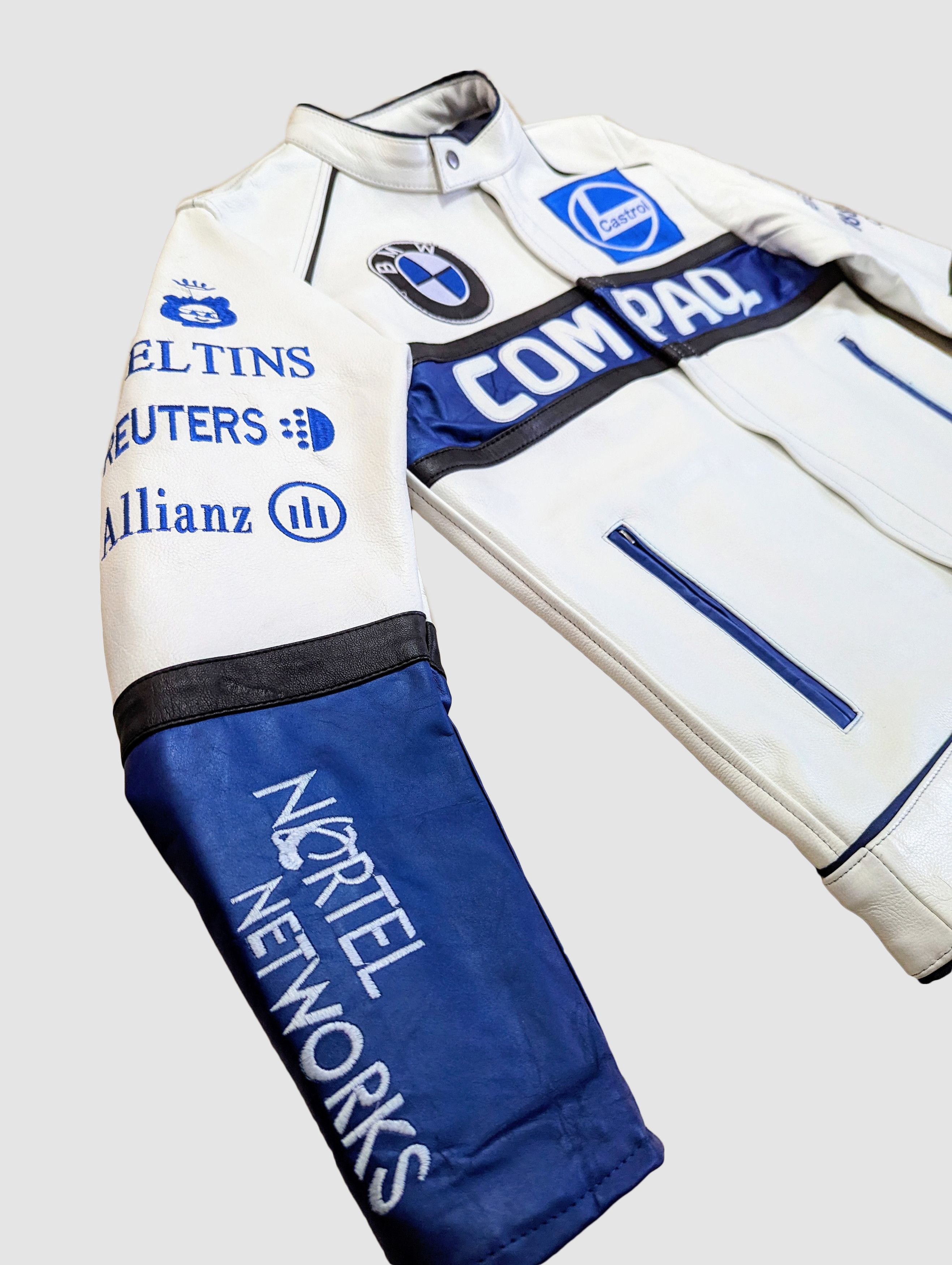 BMW 💥 BMW 💥 COMPAQ Racing Leather Jacket Streetwear Size US XL / EU 56 / 4 - 5 Thumbnail