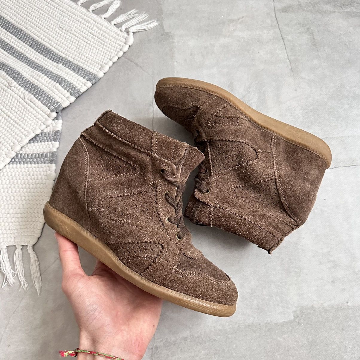 Isabel Marant Vintage Isabel Marant Vibe Bobby Bekett Wedge Sneakers Shoes Size US 8 / IT 38 - 3 Thumbnail
