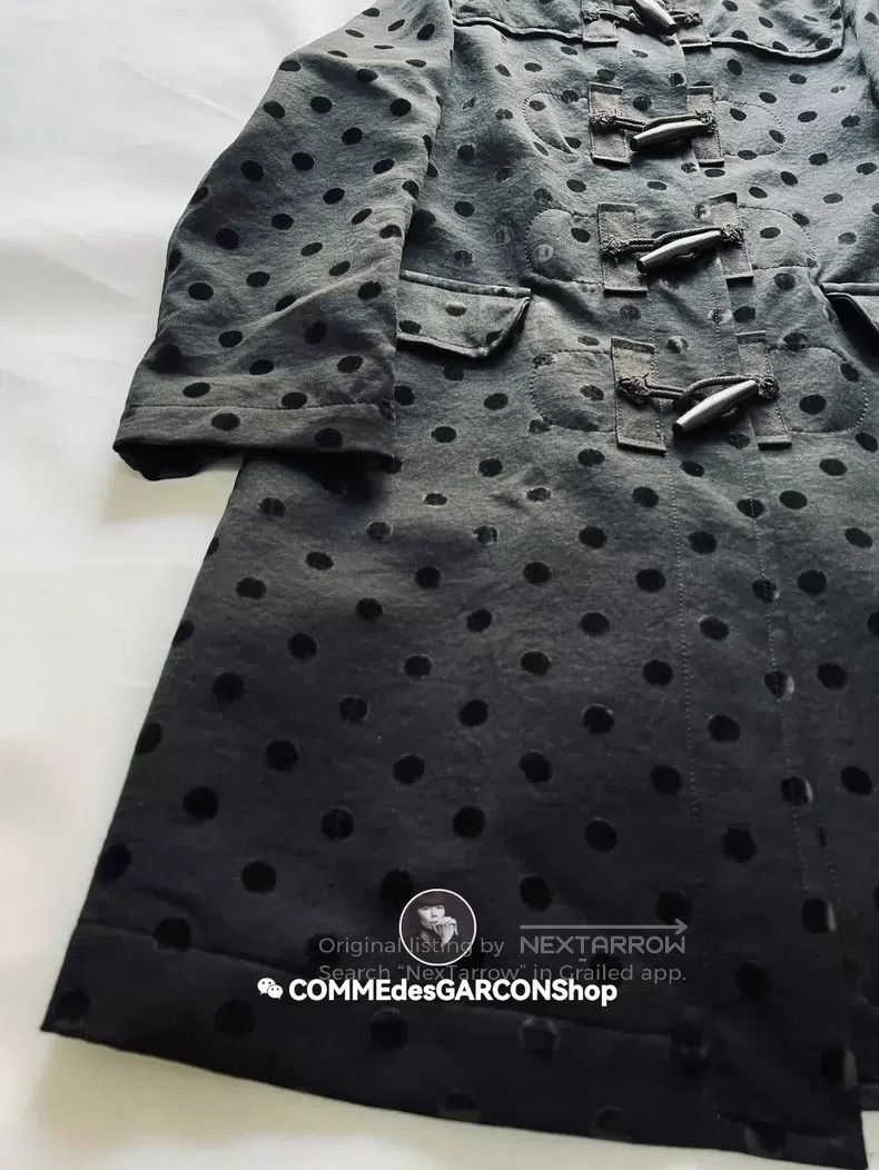Comme des Garcons Comme Des Garcons Polka-dot dark horn button hooded coat Size S / US 4 / IT 40 - 3 Thumbnail