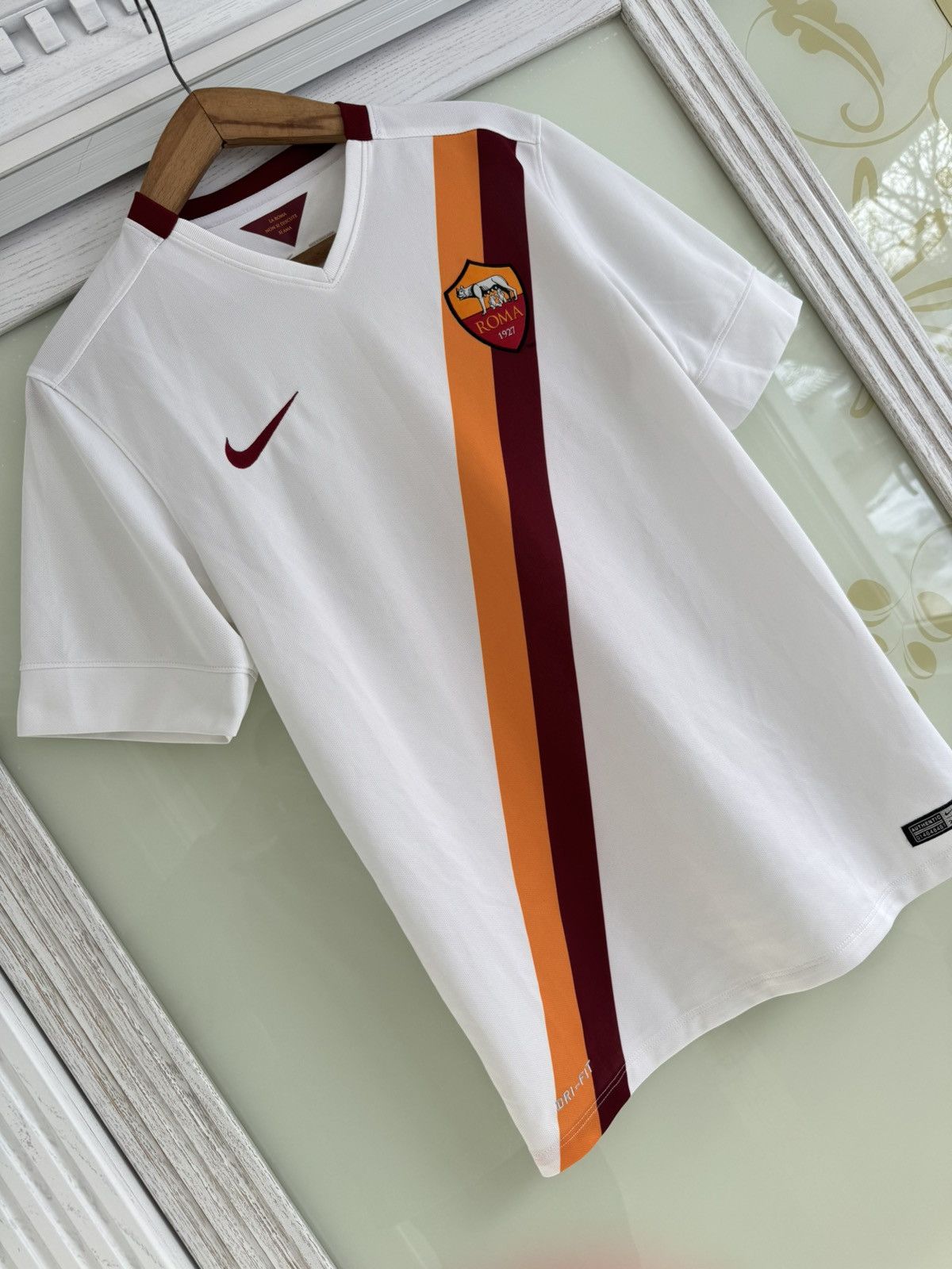 Nike Roma 2014-2015 Away Soccer Jersey Football Kit Shirt Size US S / EU 44-46 / 1 - 4 Thumbnail