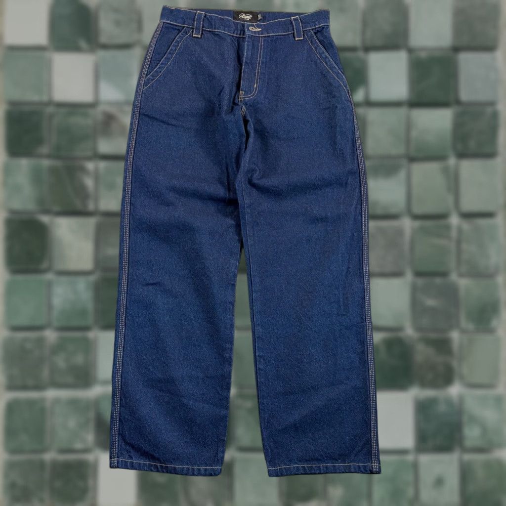 Deus Ex Machina Deus Ex Machina Jeans Blue 32x30.5 Relaxed Baggy Straight Logo Pocket Zip Button Denim Shirt? Size US 32 / EU 48 - 1 Thumbnail