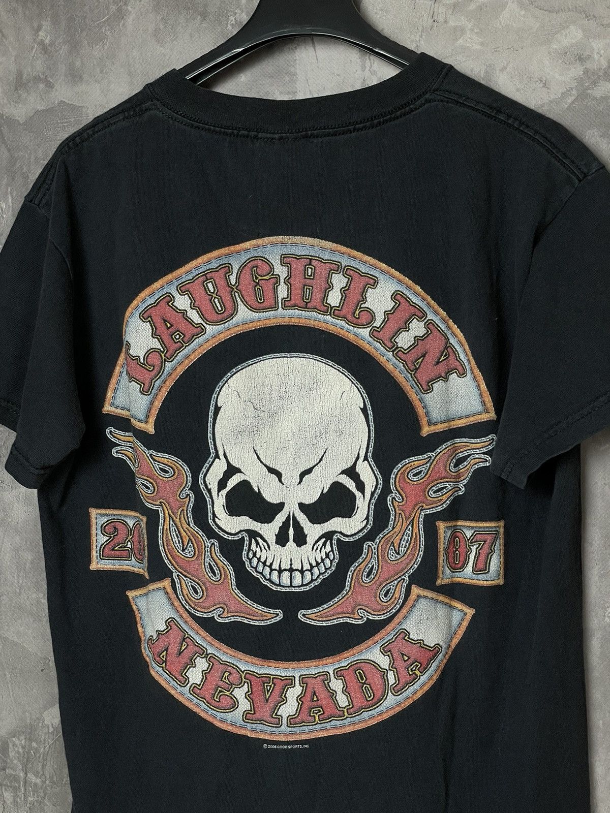 Vintage Vintage Y2K Motorcycle Art Tee Skulls Laughlin Nevada Size US S / EU 44-46 / 1 - 7 Thumbnail