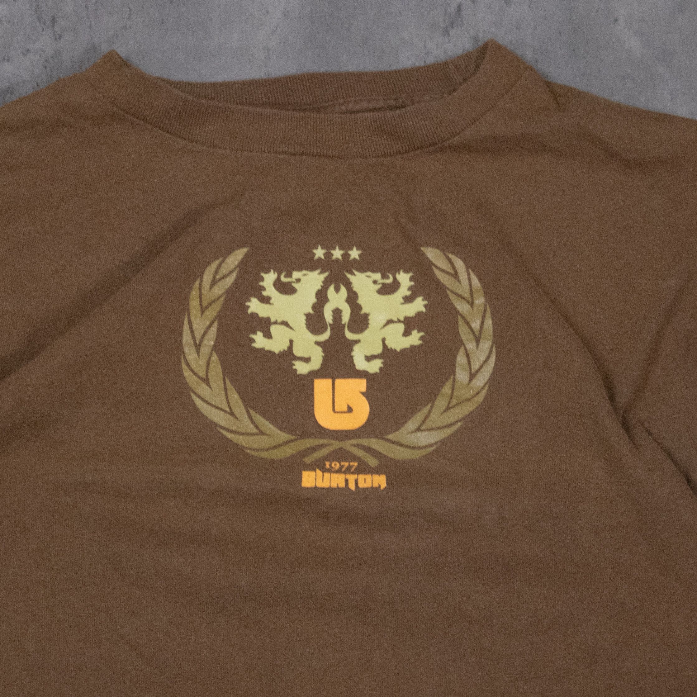 Burton 2000’s Burton Snowboard Brown Long Sleeve T-Shirt Size US M / EU 48-50 / 2 - 4 Thumbnail