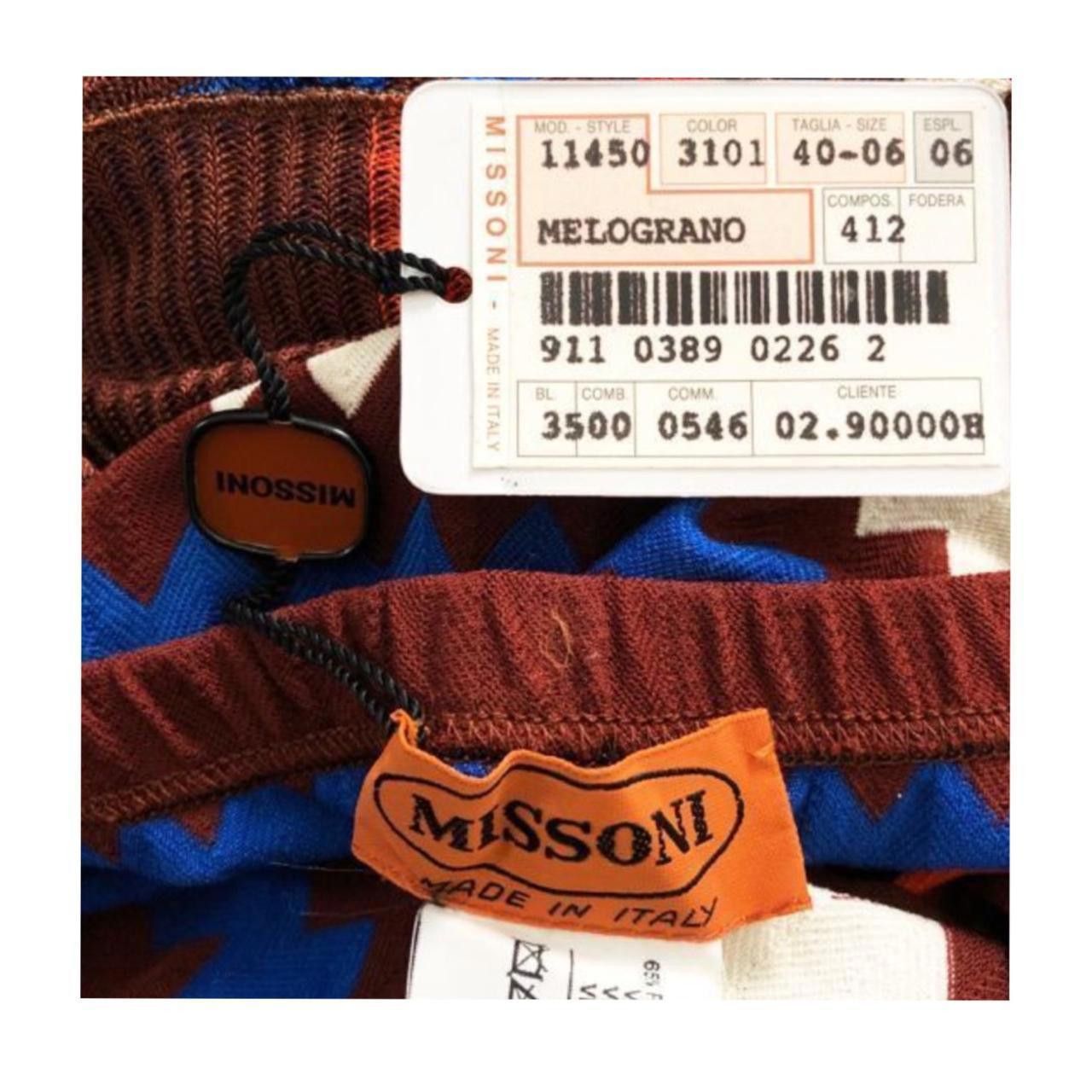 Missoni Missoni Zig Zag Tube Tulle Knit Midi Dress Size M / US 6-8 / IT 42-44 - 2 Thumbnail