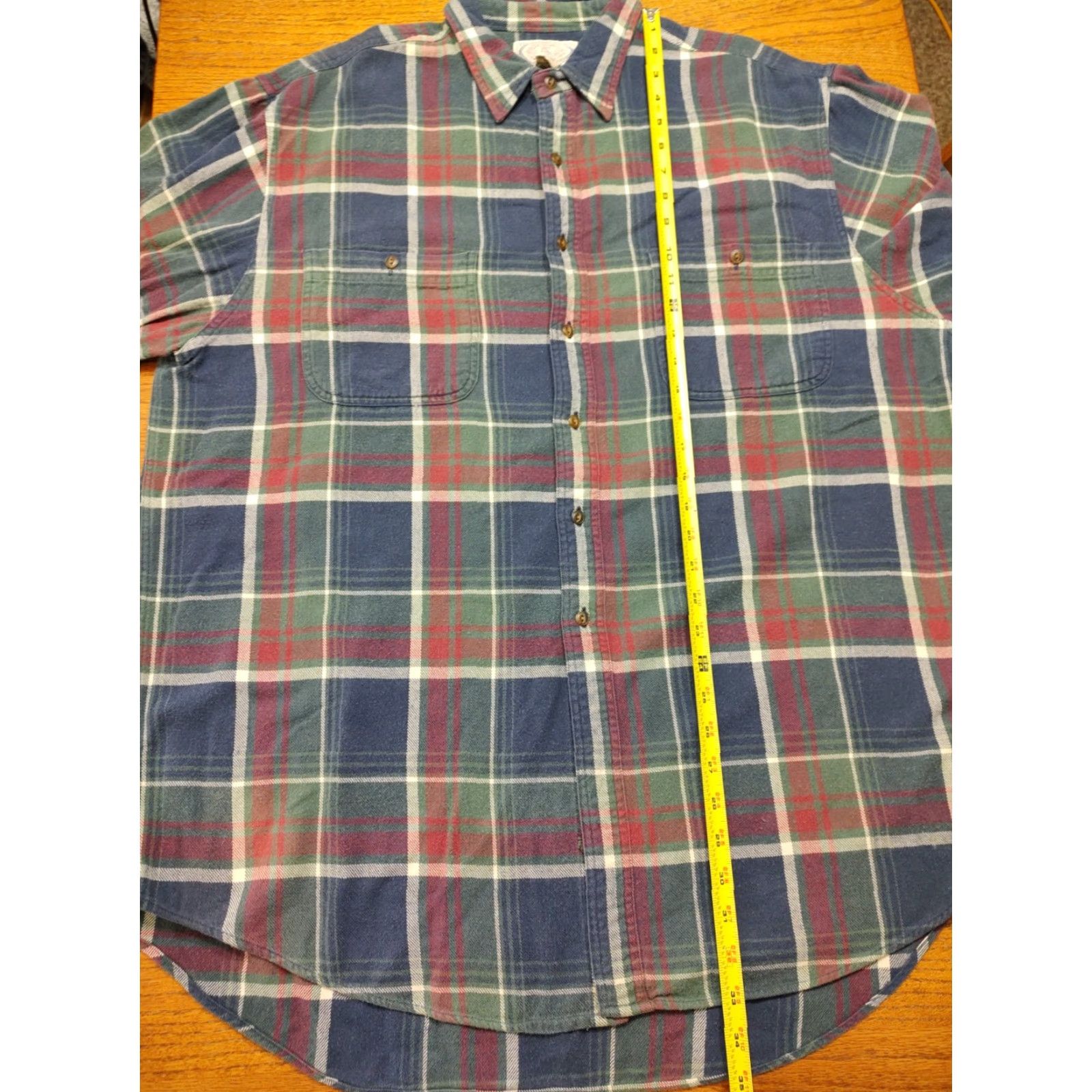 Abercrombie & Fitch VINTAGE Abercrombie & Fitch Mens Large Big Shirt Oversized Flannel Button Up Plaid Size US L / EU 52-54 / 3 - 7 Thumbnail