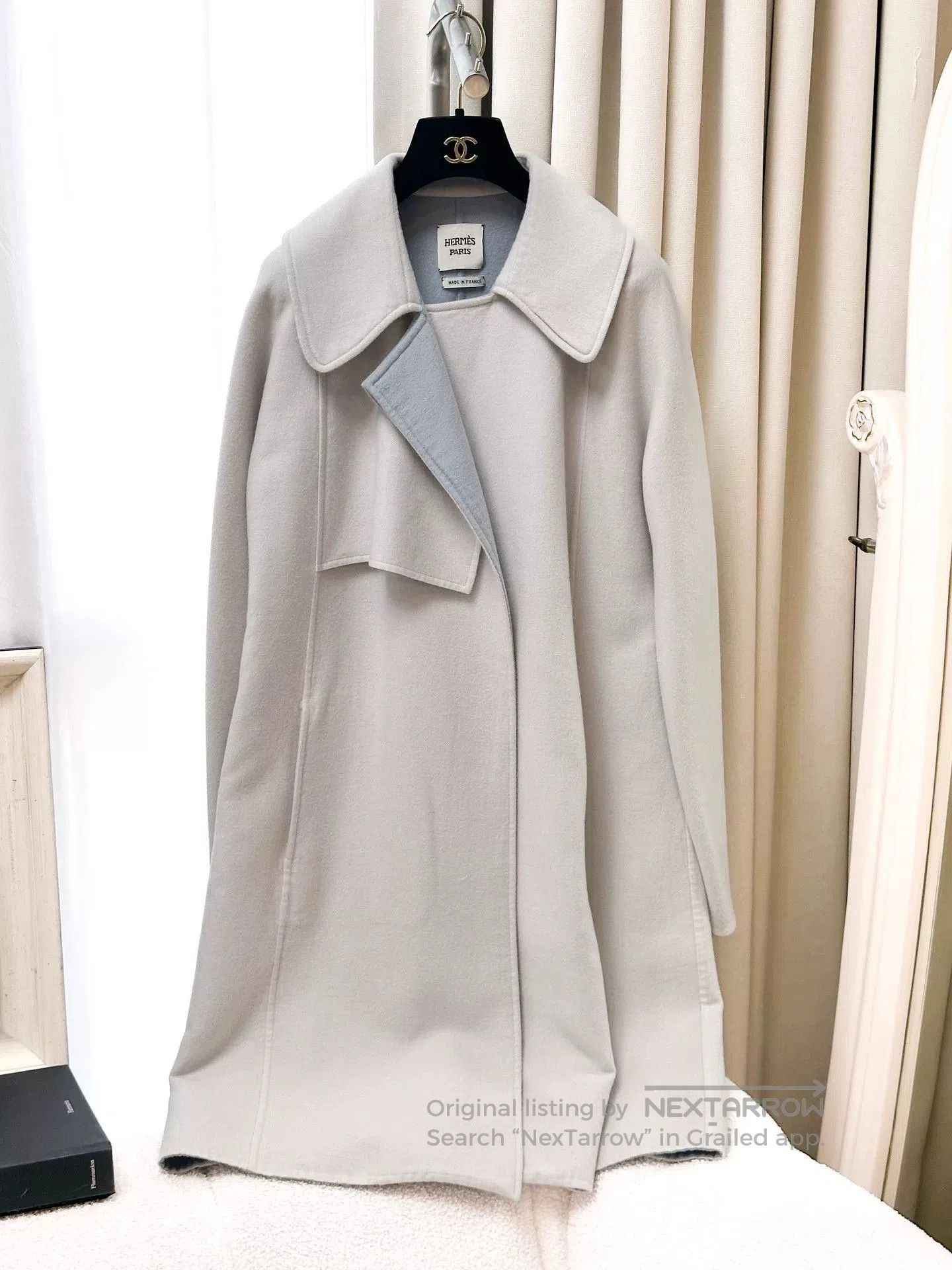 Hermes Hermes Blue Cashmere Coat Size 36. Size US XS / EU 42 / 0 - 1 Thumbnail