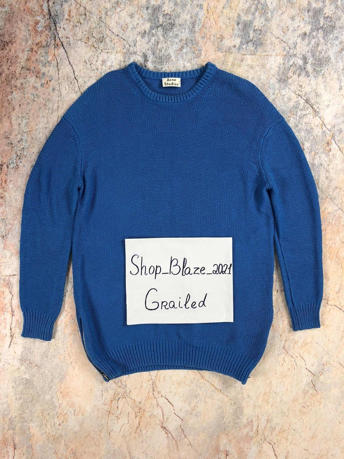 Acne Studios Acne studios blue sweater Size US M / EU 48-50 / 2 - 2 Thumbnail