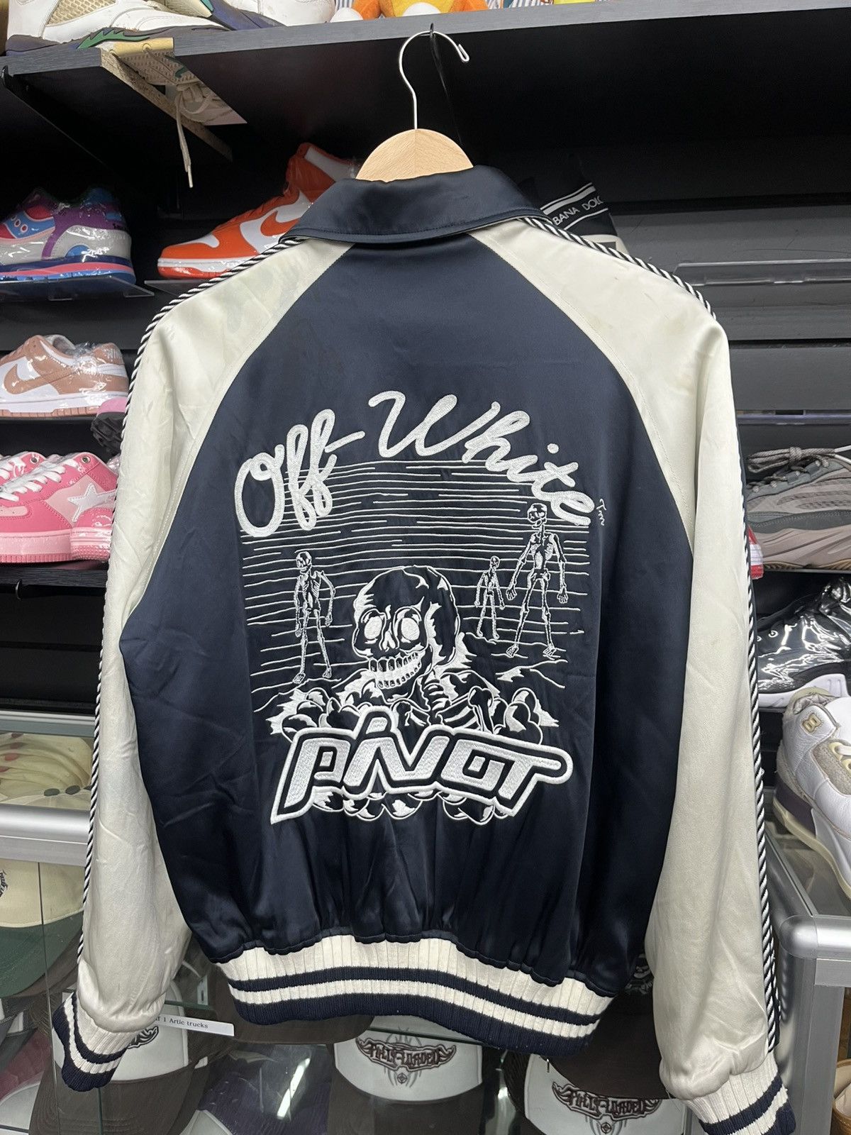 Off-White Off White Reversible Bomber Jacket Size US XS / EU 42 / 0 - 5 Thumbnail