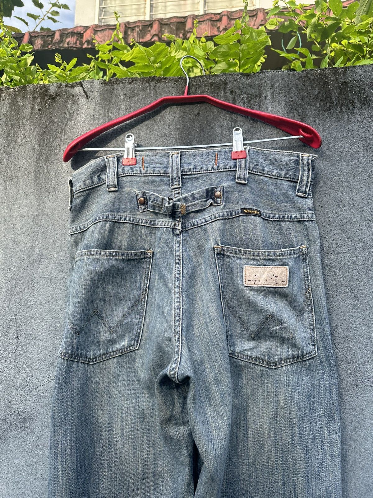 Wrangler 👹Vintage Wrangler Faded Baggy Jeans Size US 32 / EU 48 - 11 Thumbnail