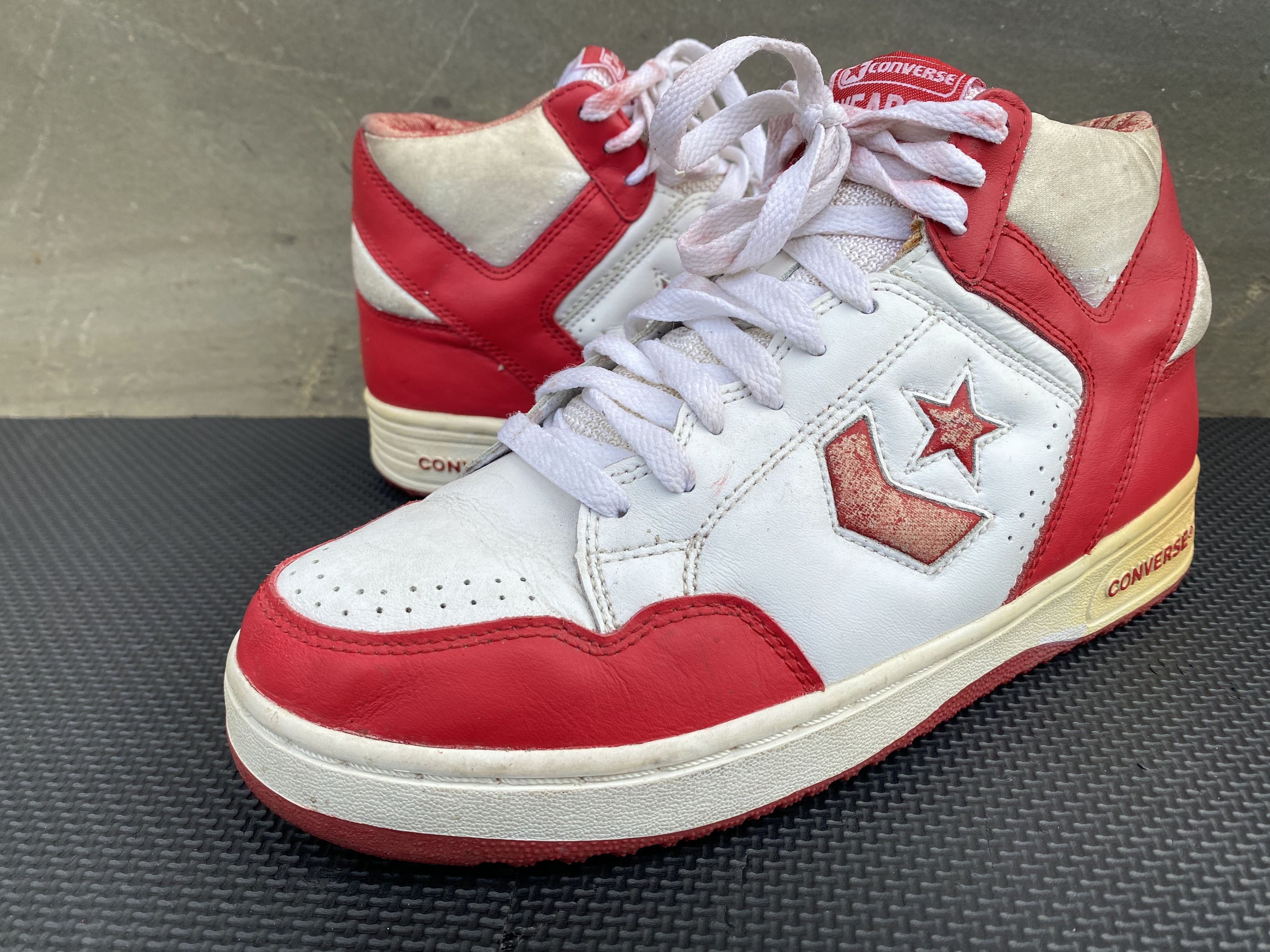 Converse × Vintage Converse Weapon OG Basketball High top Made in Taiwan Size US 8.5 / EU 41-42 - 4 Thumbnail