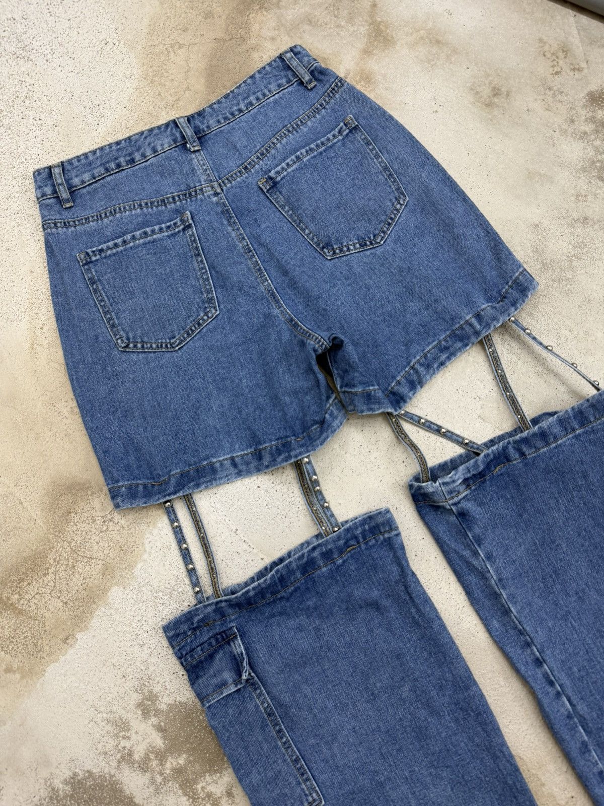 Japanese Brand Y2K Avant Garde Designer Style Street Unisex Denim Pants Size US 28 / EU 44 - 10 Thumbnail