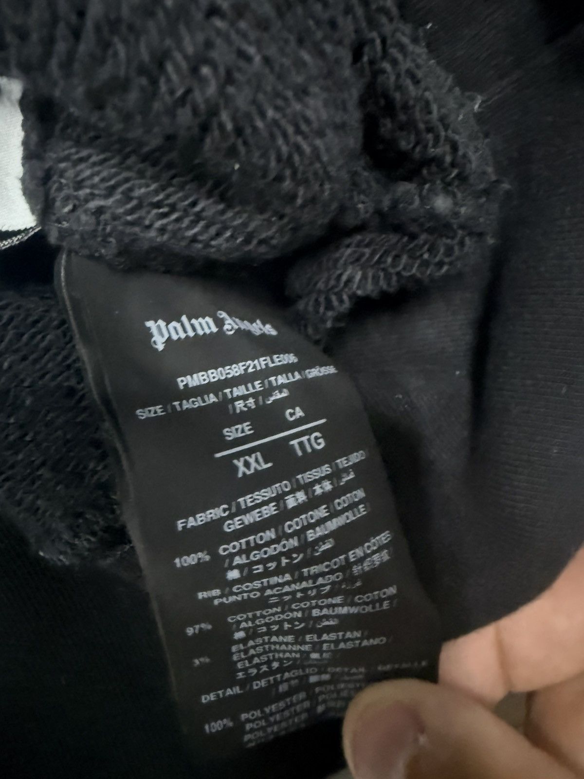 Palm Angels Black Hoodie