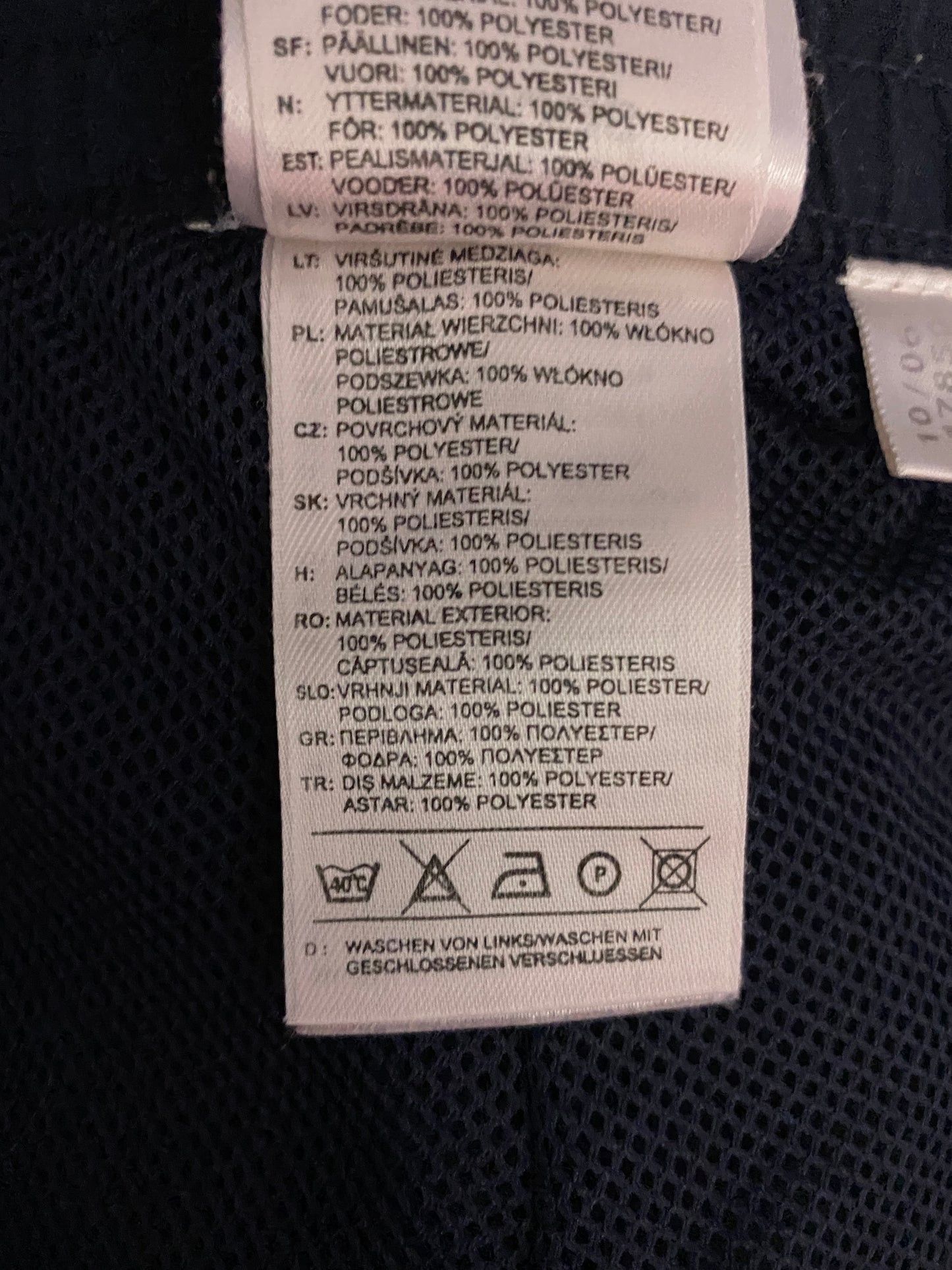 Adidas × Vintage Adidas Vintage Men's Track Pants - L Navy Blue Polyester Size US 34 / EU 50 - 5 Thumbnail