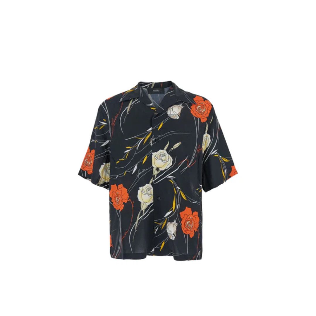 Amiri os11x1225 Floral Shirt in Multicolor Size US XL / EU 56 / 4 - 1 Thumbnail