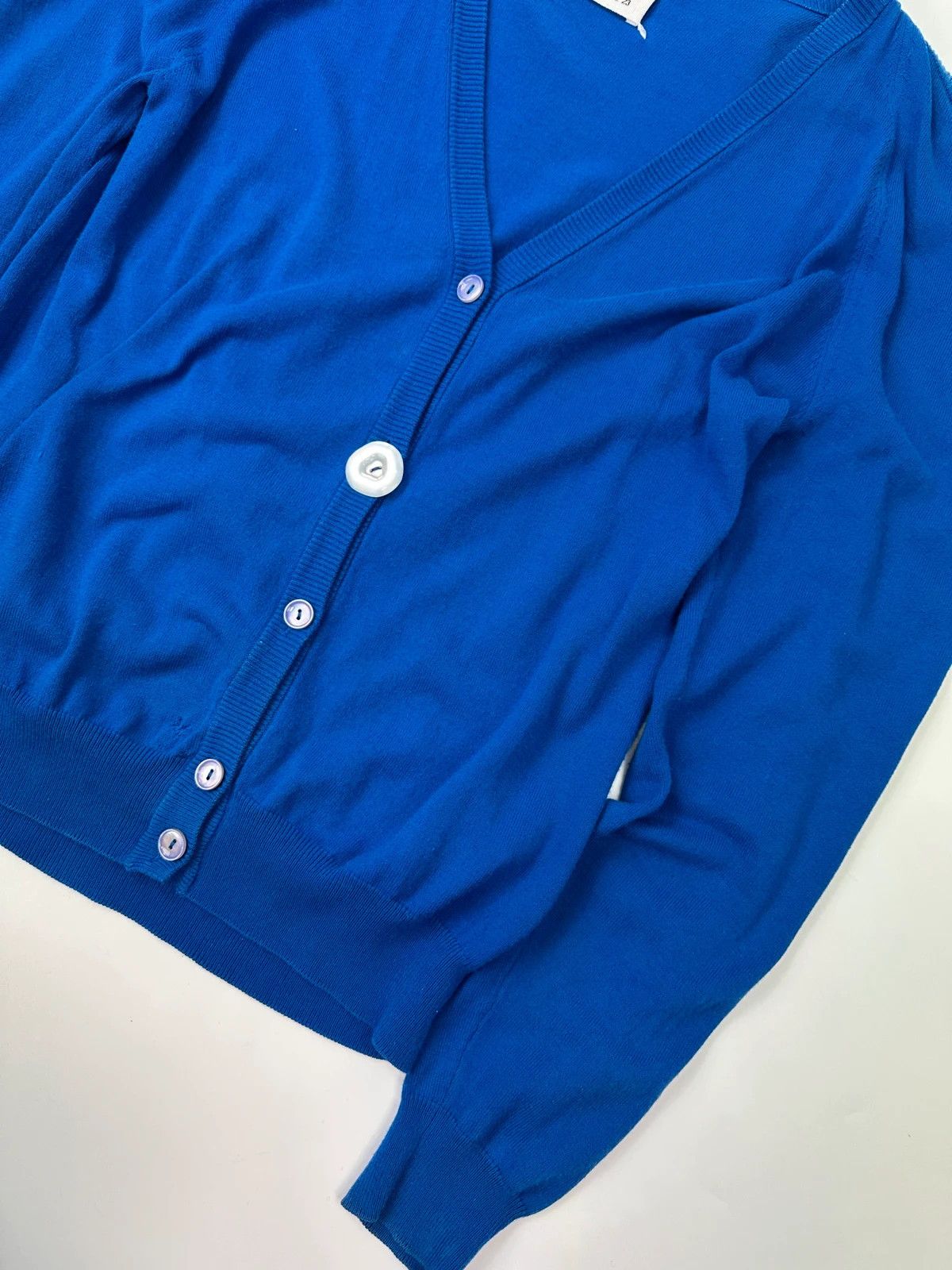 Maison Margiela Martin Margiela Line1 SS09 Electric Blue Cardigan Shoulder Size US M / EU 48-50 / 2 - 3 Thumbnail