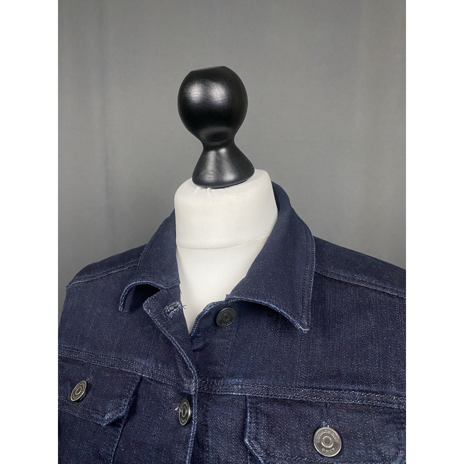 Burberry Burberry Brit Nova Check Women's Blue Denim Jeans Biker Jack Size M / US 6-8 / IT 42-44 - 5 Thumbnail