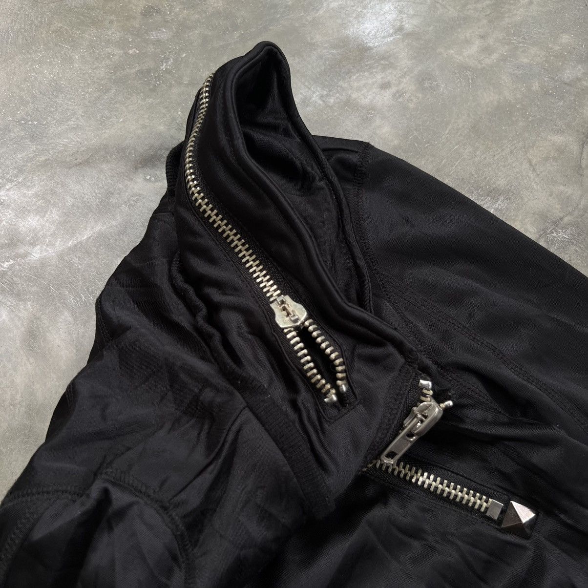 If Six Was Nine 2000s D.I.A Vkei Style Asymmetric Multi Zip Jacket Size US XS / EU 42 / 0 - 5 Thumbnail