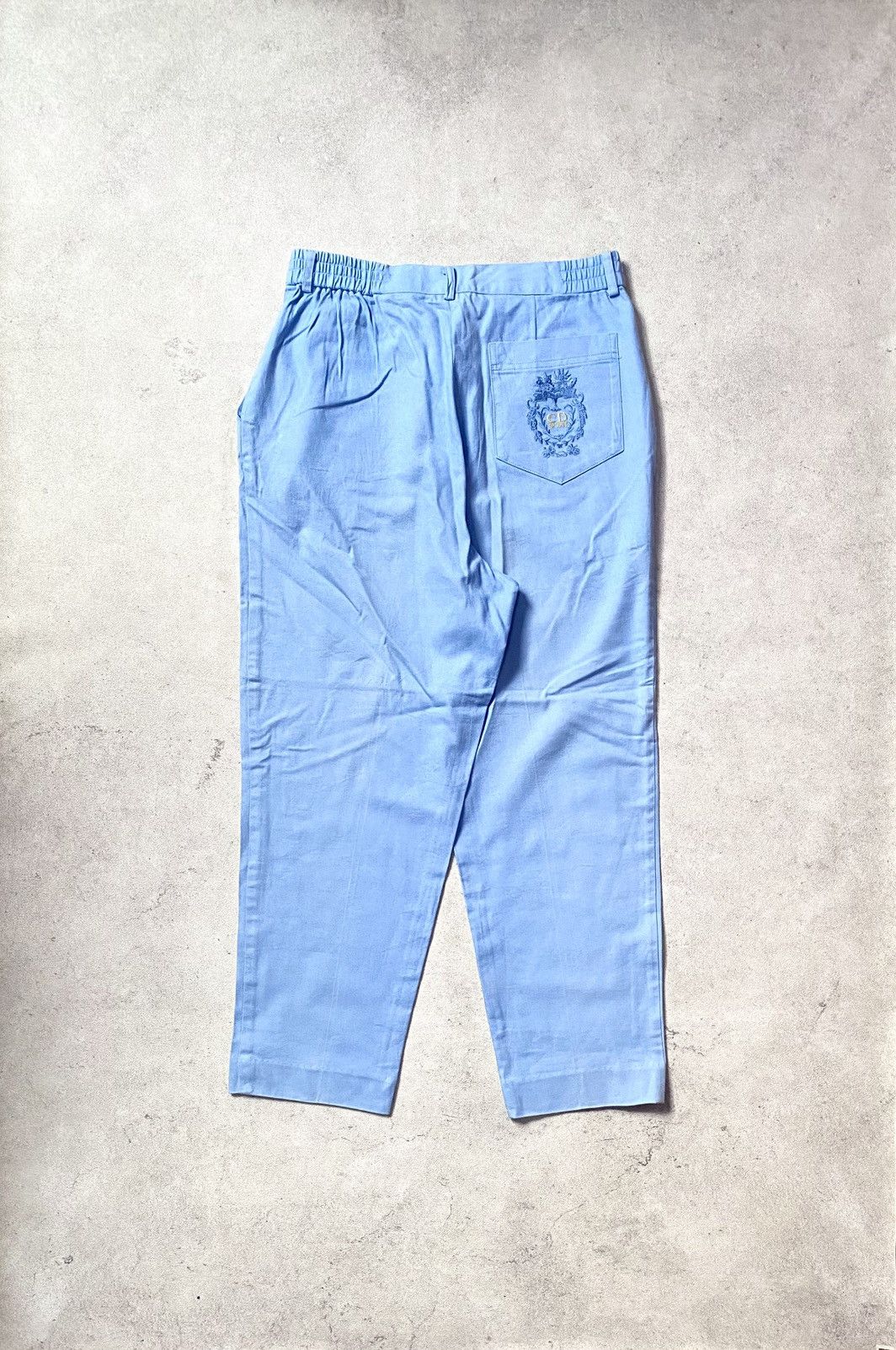 Christian Dior Monsieur Vintage christian dior sports blue trouser Size 29" - 3 Thumbnail
