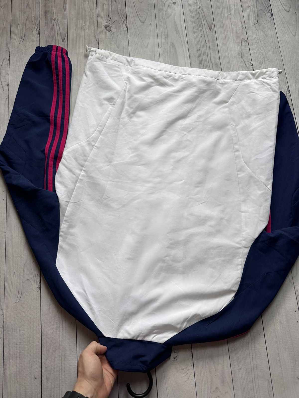 Adidas × Vintage Vintage adidas Olympique Lyonnais soccer jacket size S/M Size US M / EU 48-50 / 2 - 8 Thumbnail