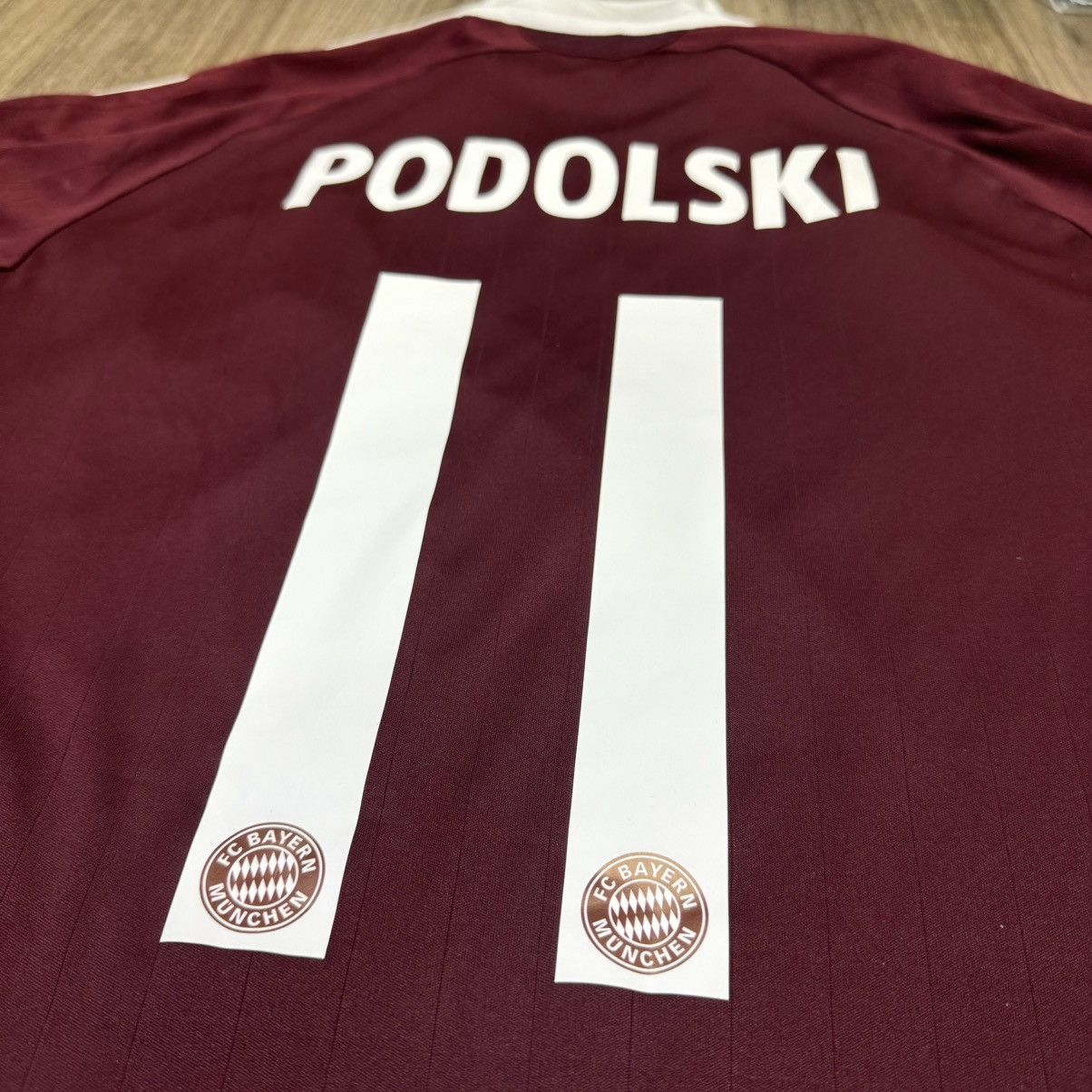Adidas Bayern Munich 06/07 C/L away shirt #11 Podolski Size US M / EU 48-50 / 2 - 4 Thumbnail