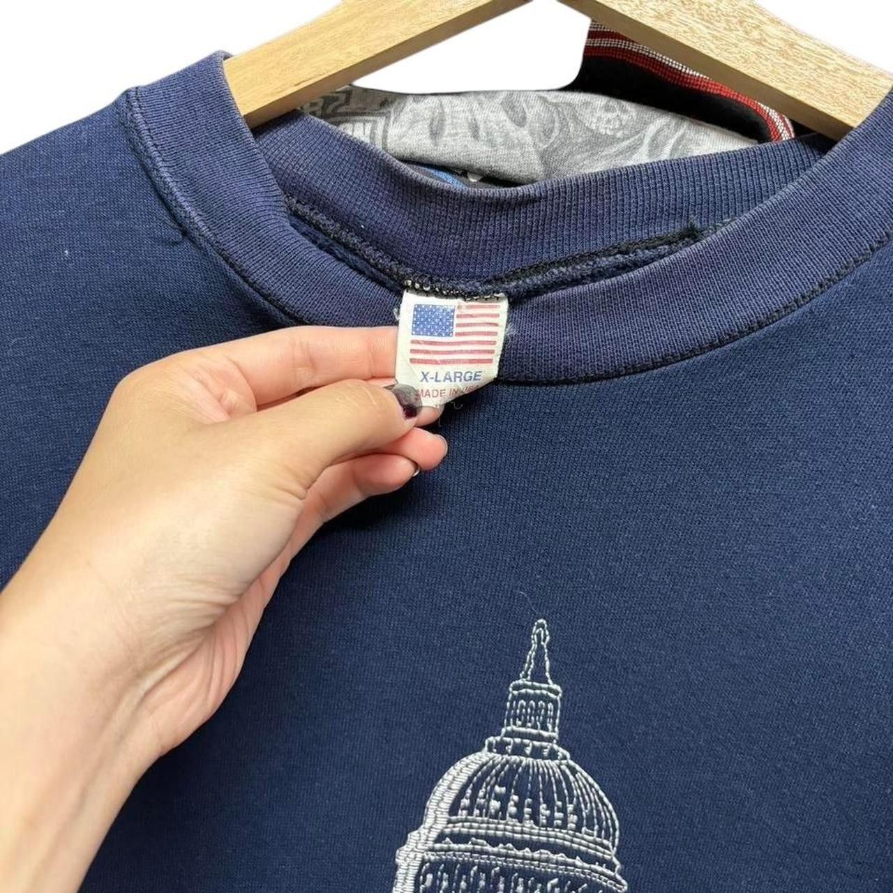 Vintage Vintage Washington DC sweatshirt size: XL Size US XL / EU 56 / 4 - 3 Thumbnail