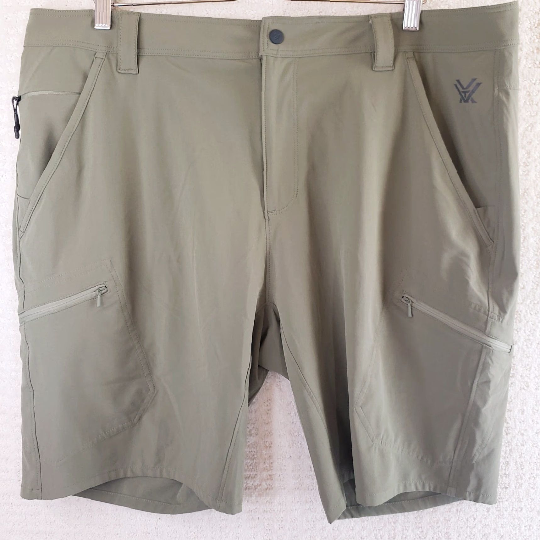Vintage Vortex Sun Slayer Shorts Green Mens 38 Zip Pockets Spandex Stretch Cargo Outdoor Comfort 10in Inseam Regular Size US 38 / EU 54 - 2 Thumbnail