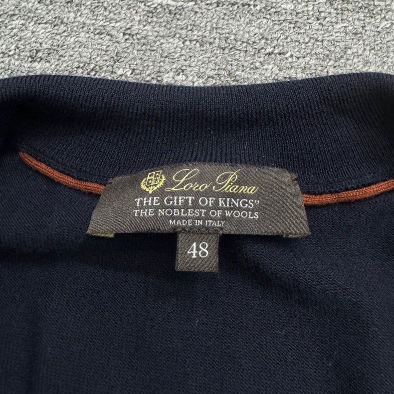 Loro Piana LORO PIANA Solid color zipper wool jacket Size US M / EU 48-50 / 2 - 2 Thumbnail
