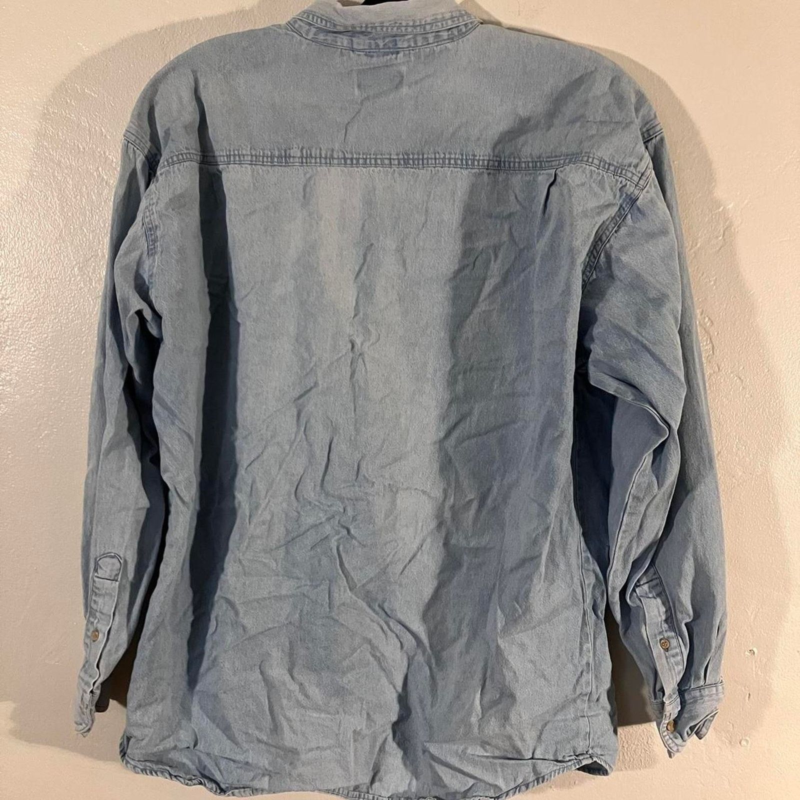 Pro Edge Los Angeles Home Turf Sports Grill Light Wash Denim Shacket Size US XL / EU 56 / 4 - 4 Thumbnail