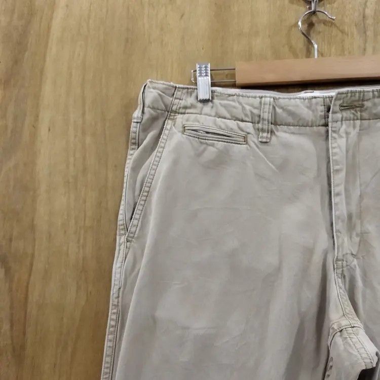 Japanese Brand UNIQLO KHAKI CHINO PANTS Size US 34 / EU 50 - 4 Thumbnail