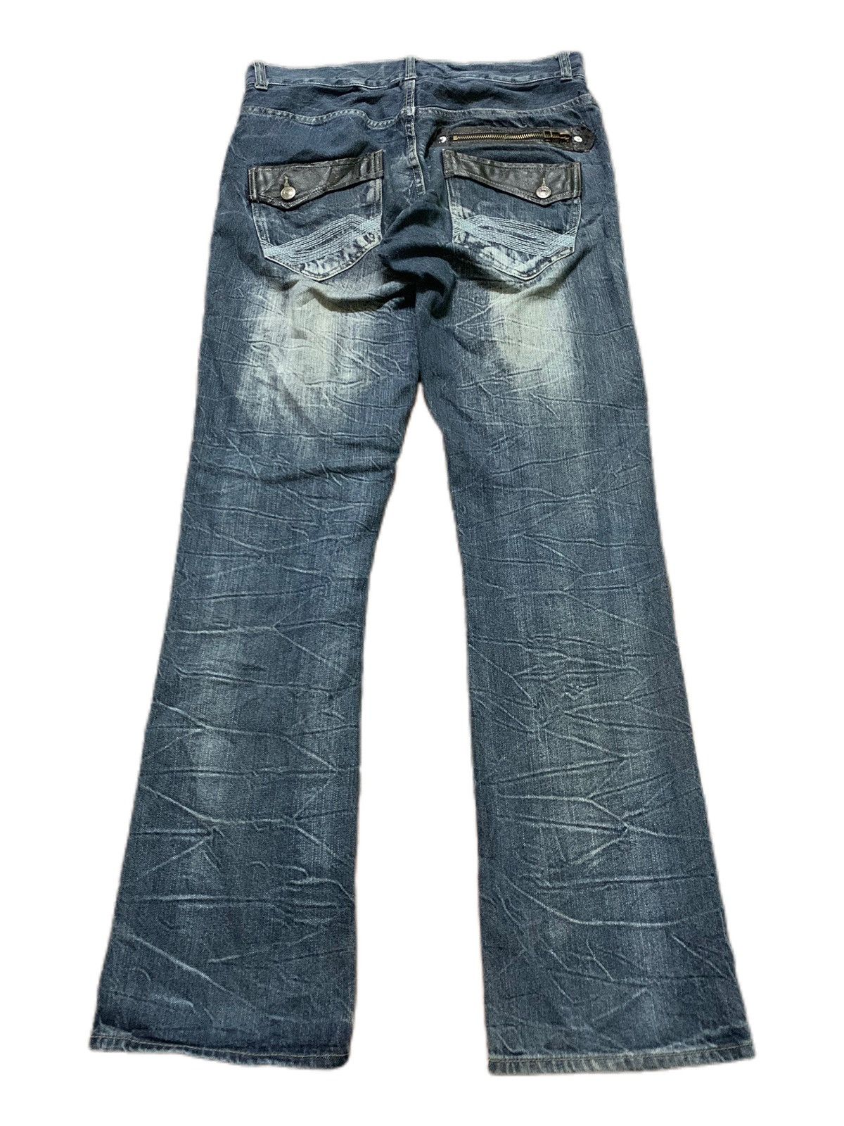 If Six Was Nine × Japanese Brand × Le Grande Bleu (L.G.B.) root three style stone wash faded jeans punk grunge japanese Size US 32 / EU 48 - 2 Thumbnail