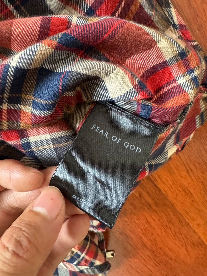 Fear of God Fear of God Blue and red main line shoulder shirt Size US M / EU 48-50 / 2 - 3 Thumbnail