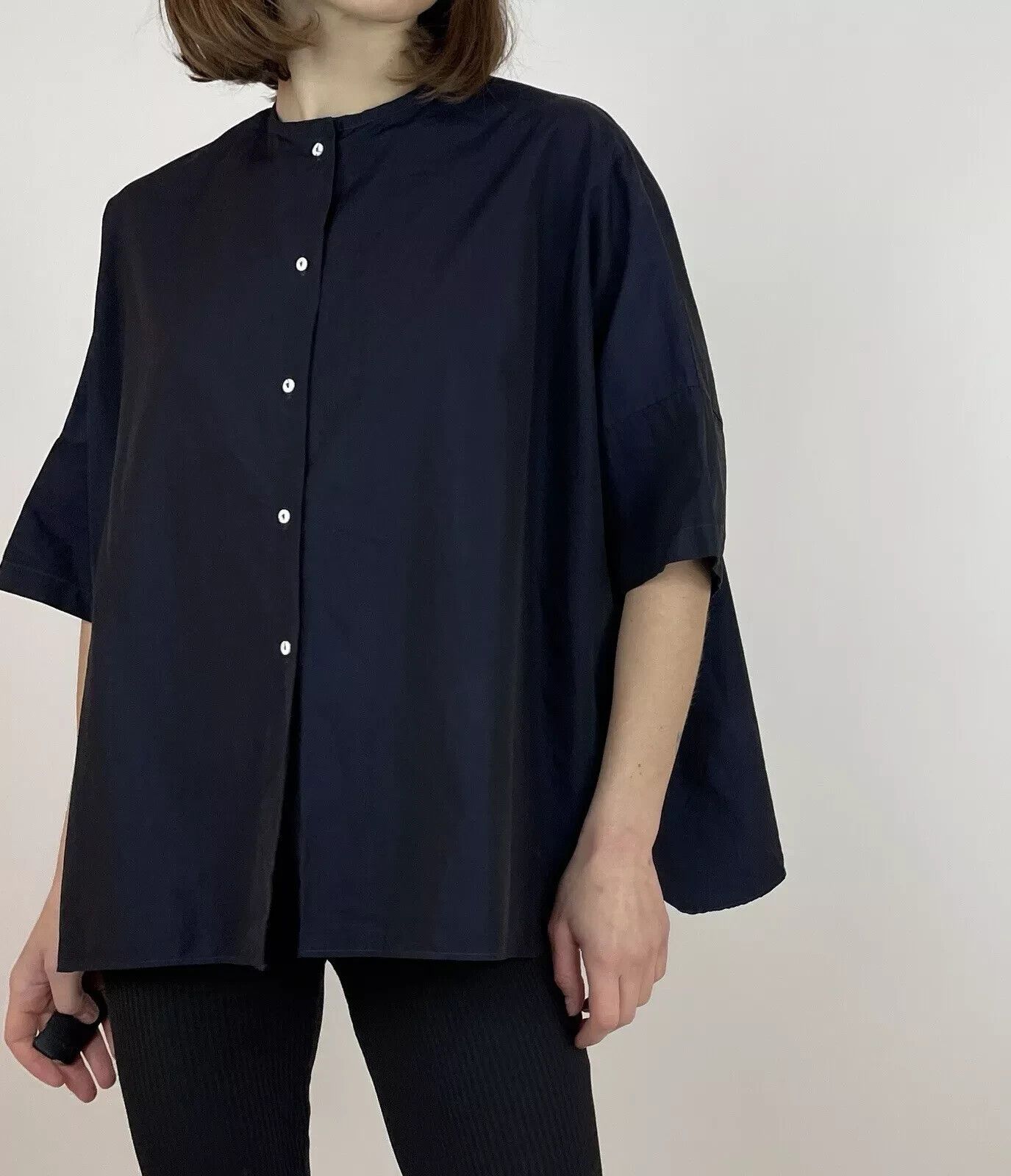 Other ASCIARI Cotton Button-Up Shirt Top Blue Size 1 Size M / US 6-8 / IT 42-44 - 2 Thumbnail