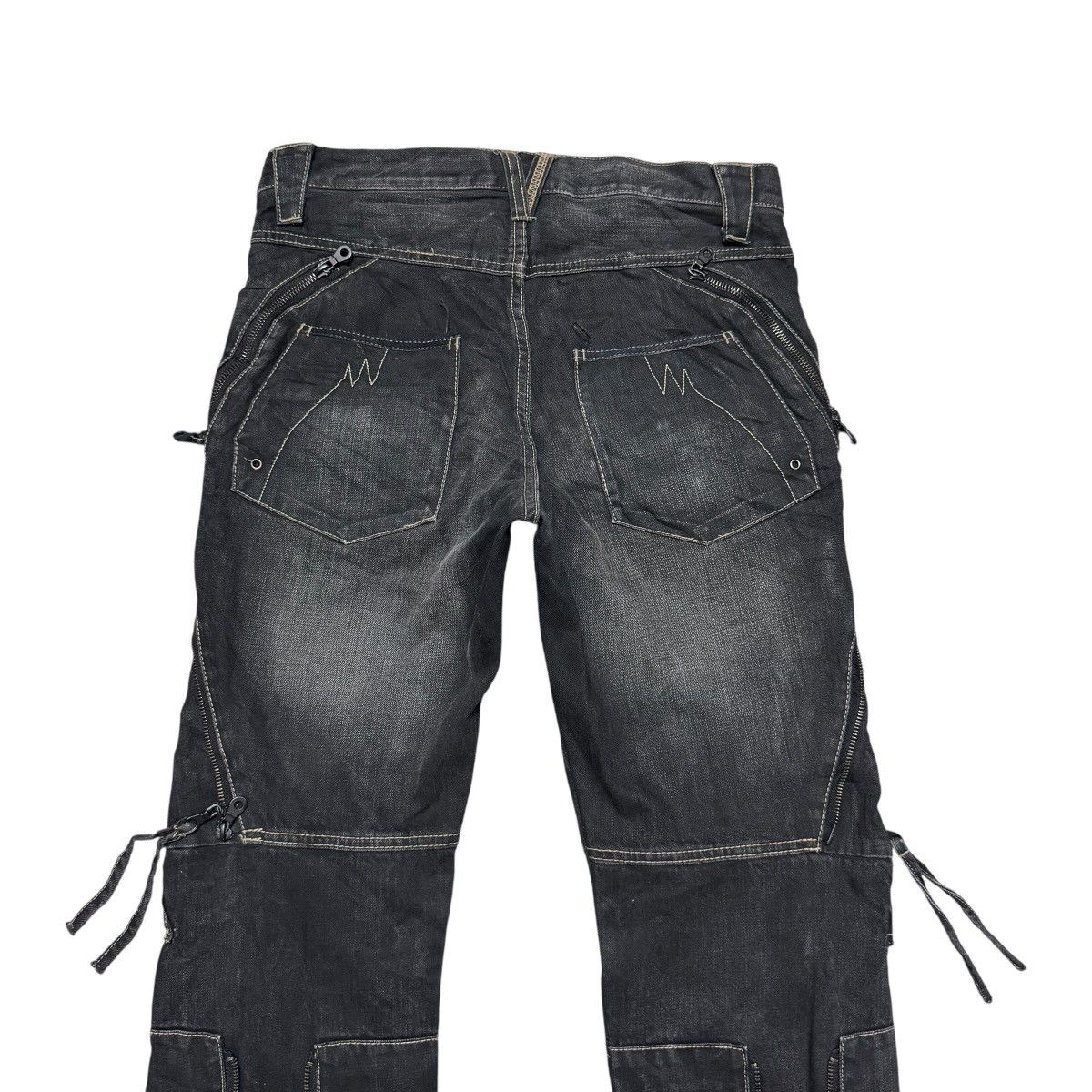 PPFM PPFM Bondage Black Denim Jeans Size US 32 / EU 48 - 12 Thumbnail