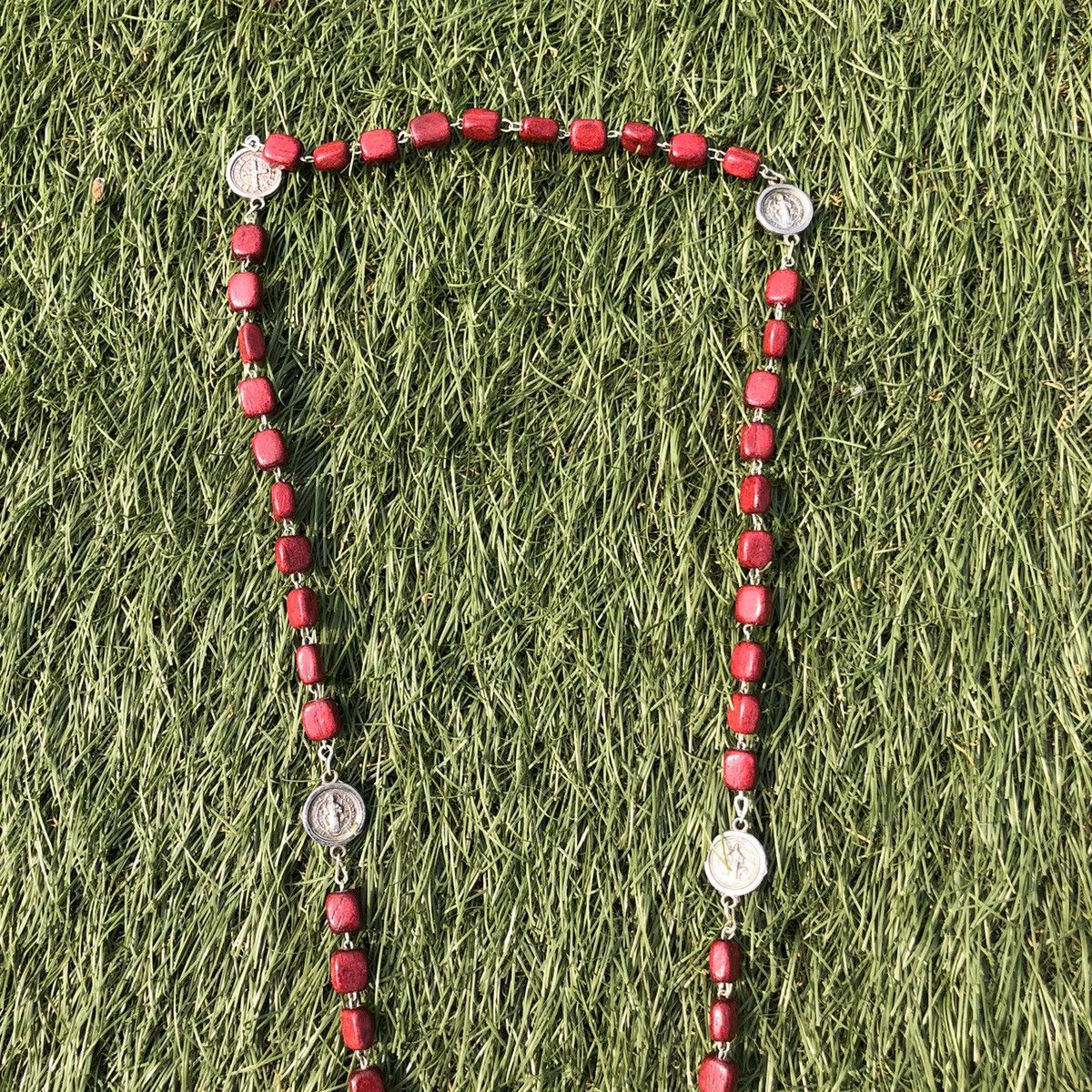 Vintage Catholic rosary bead Size ONE SIZE - 4 Thumbnail