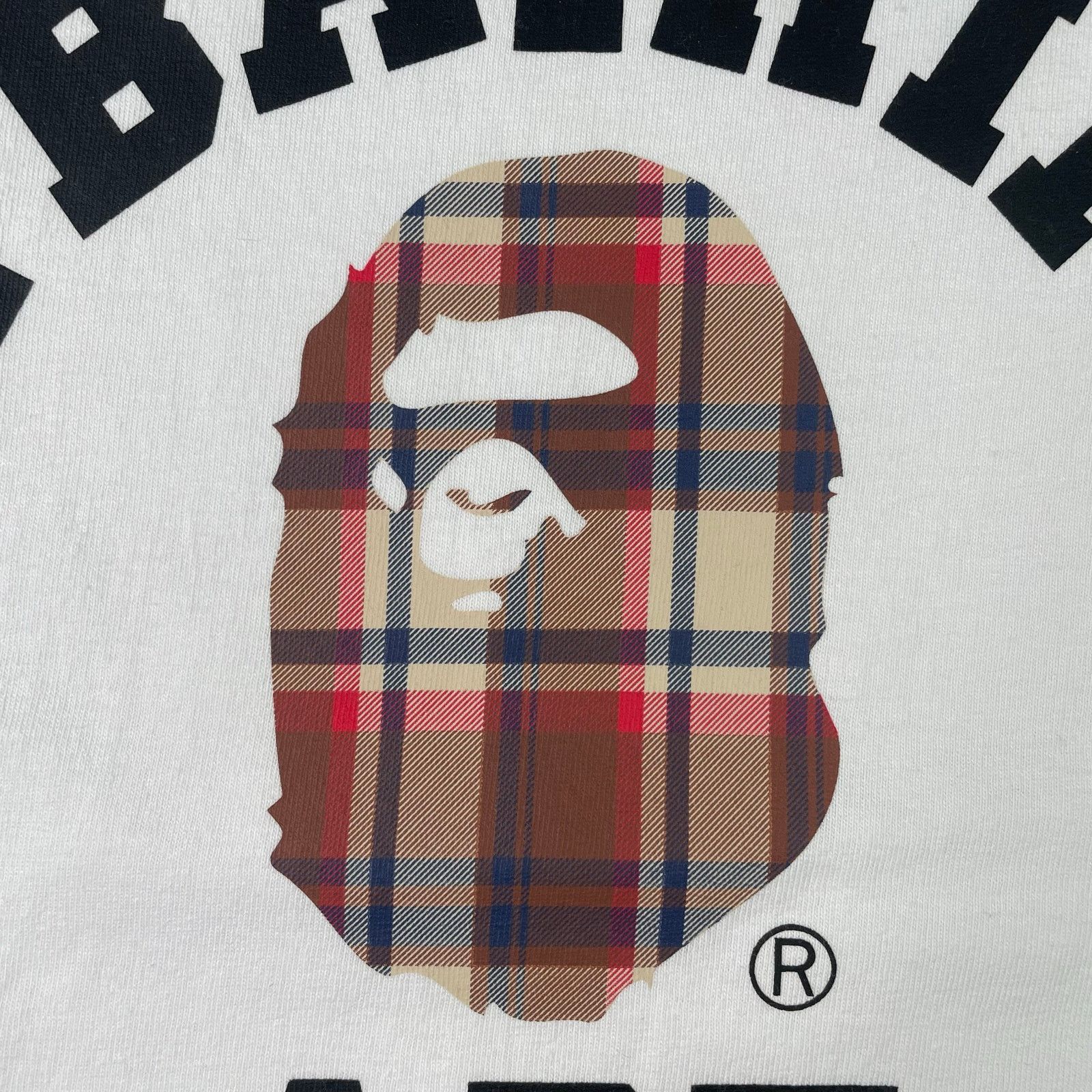 Bape BAPE Logo Check College Tee Size US L / EU 52-54 / 3 - 5 Thumbnail