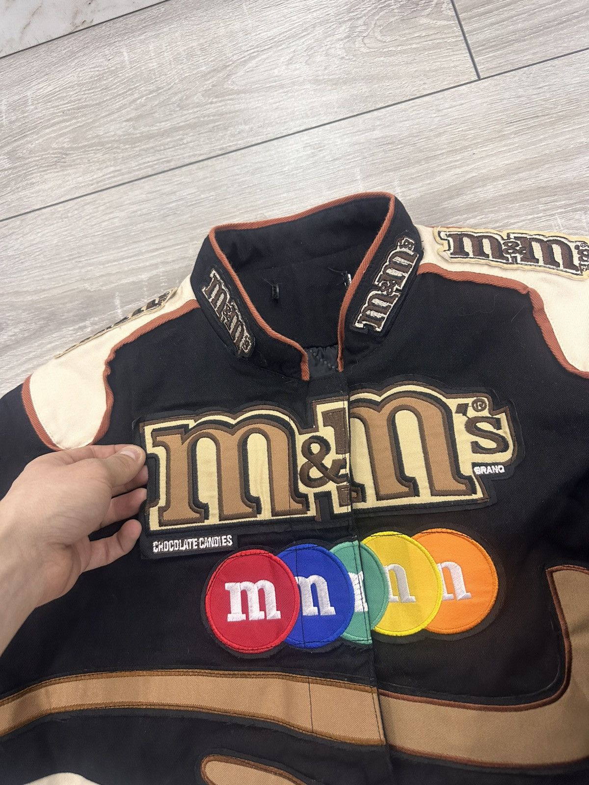 Vintage M&M’S Vintage Bomber Jacket Size US XS / EU 42 / 0 - 9 Thumbnail