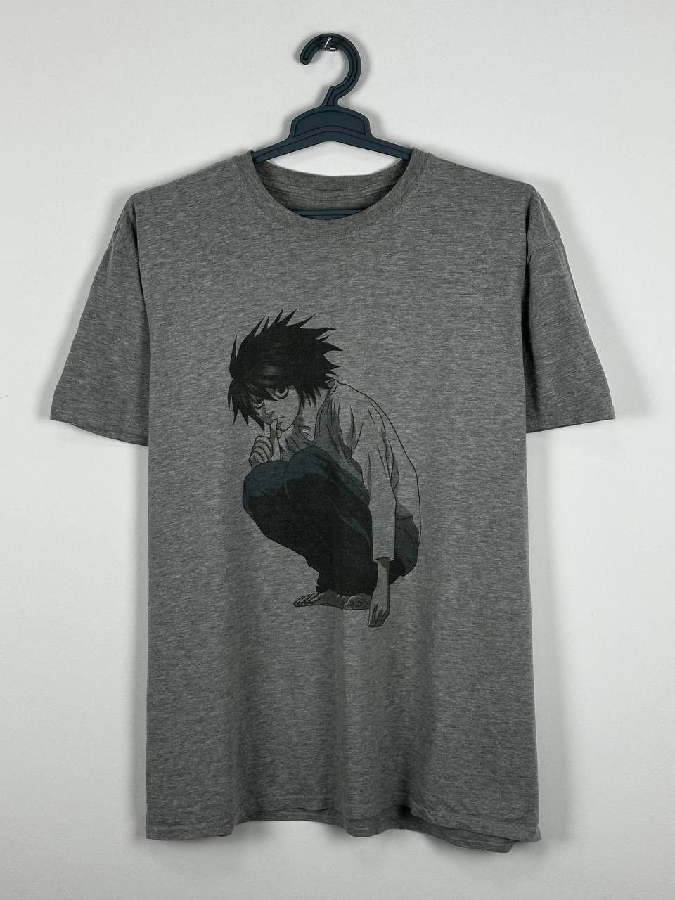 Anime × Japanese Brand × Vintage Vintage Death Note L Grey t-shirt Size US L / EU 52-54 / 3 - 1 Thumbnail