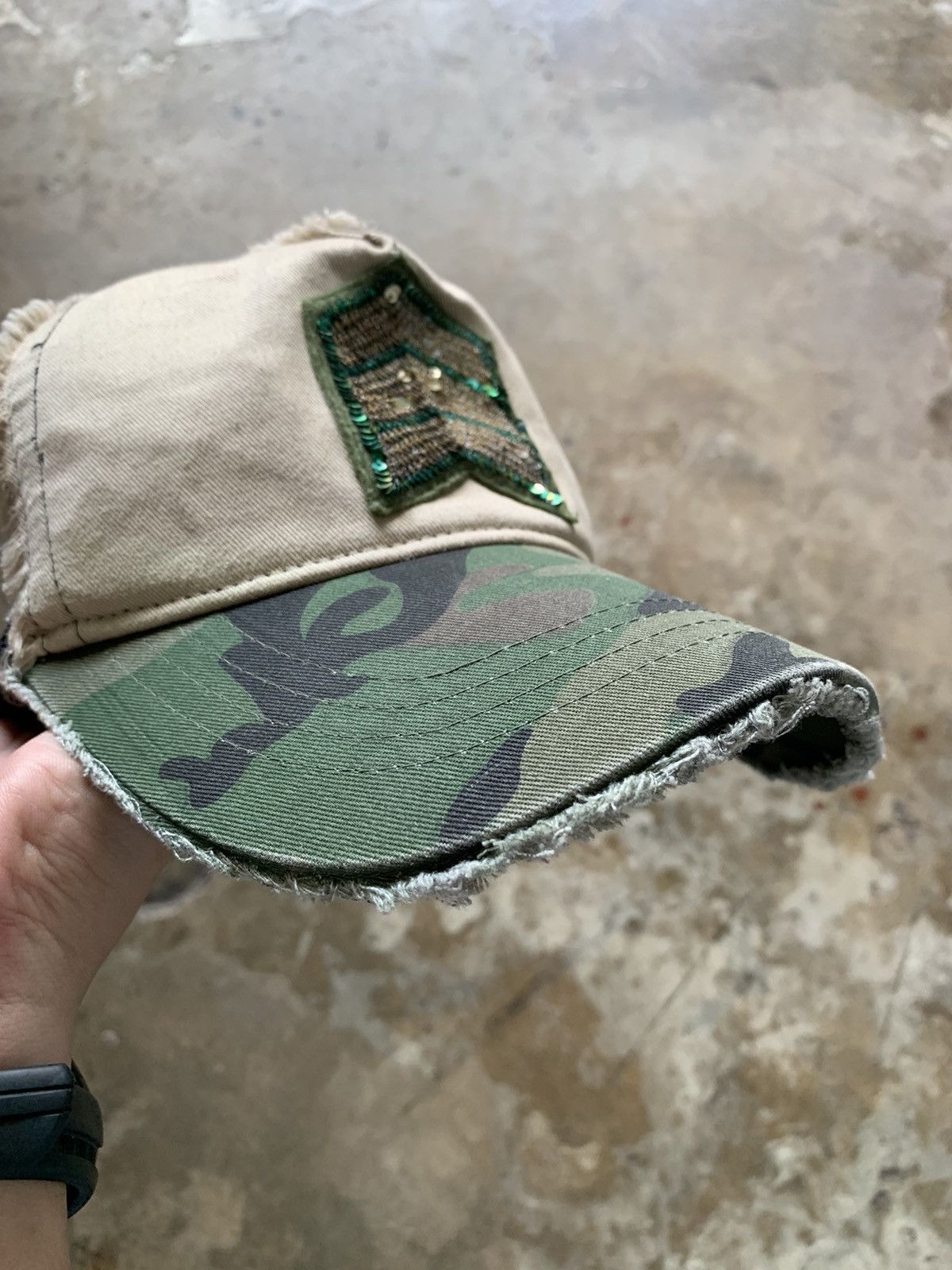 Designer × Japanese Brand Military Rank Yoshinori Kotake Parody Hat/Truckerhat. Size ONE SIZE - 8 Thumbnail