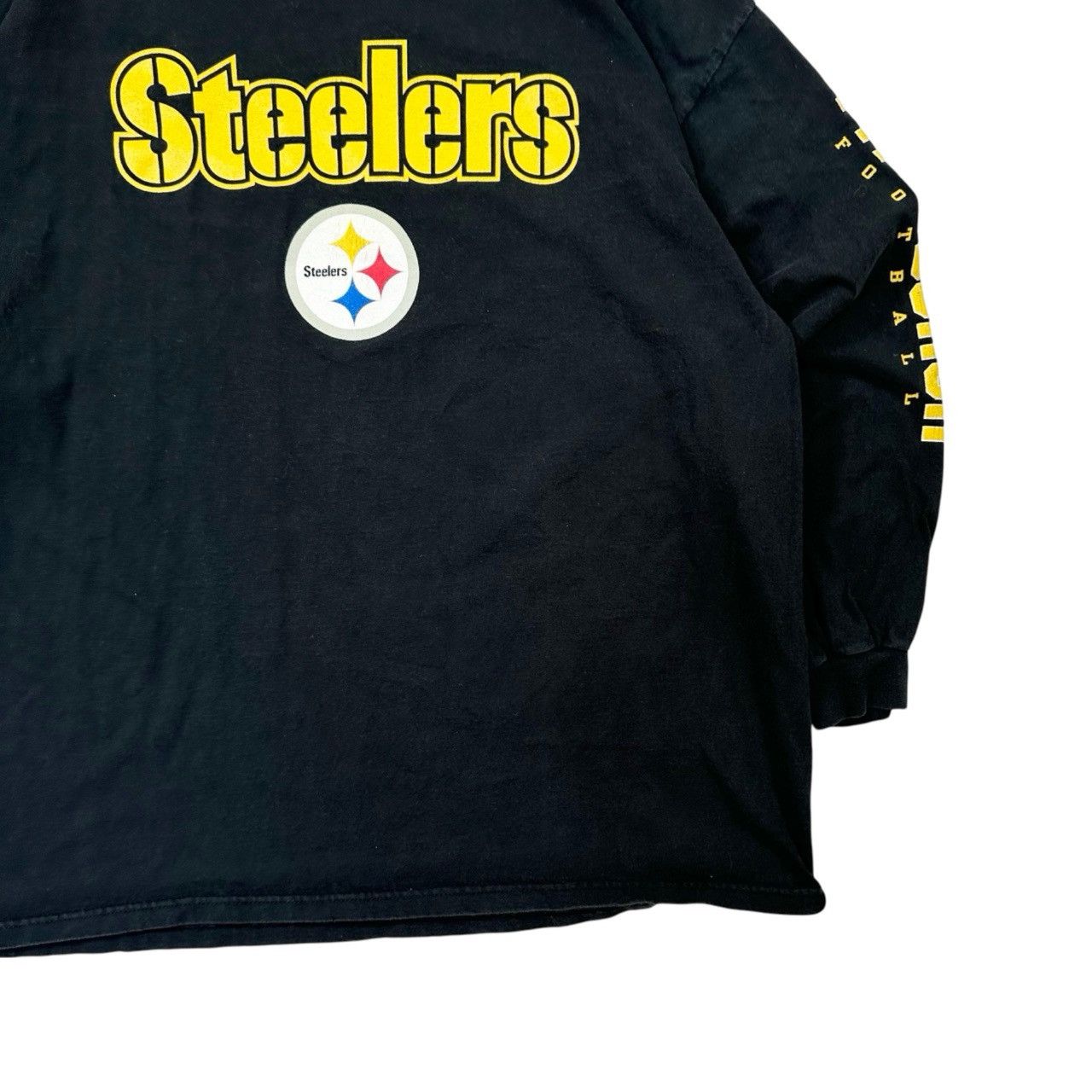 Vintage Vintage 00s Y2K Pittsburgh Steelers Spellout NFL Graphic Size US XXL / EU 58 / 5 - 3 Thumbnail
