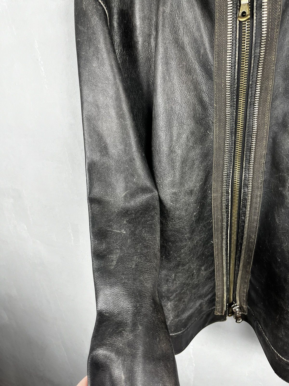 Dolce & Gabbana Dolce Gabbana biker zip leather jacket Size US L / EU 52-54 / 3 - 11 Thumbnail